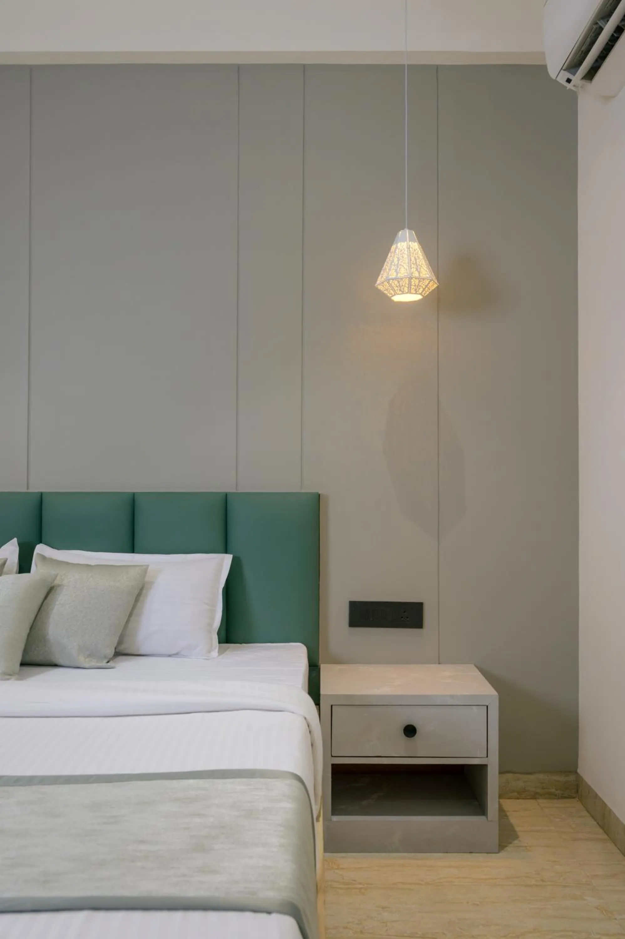 View (from property/room), Bed in The Grand Neelam