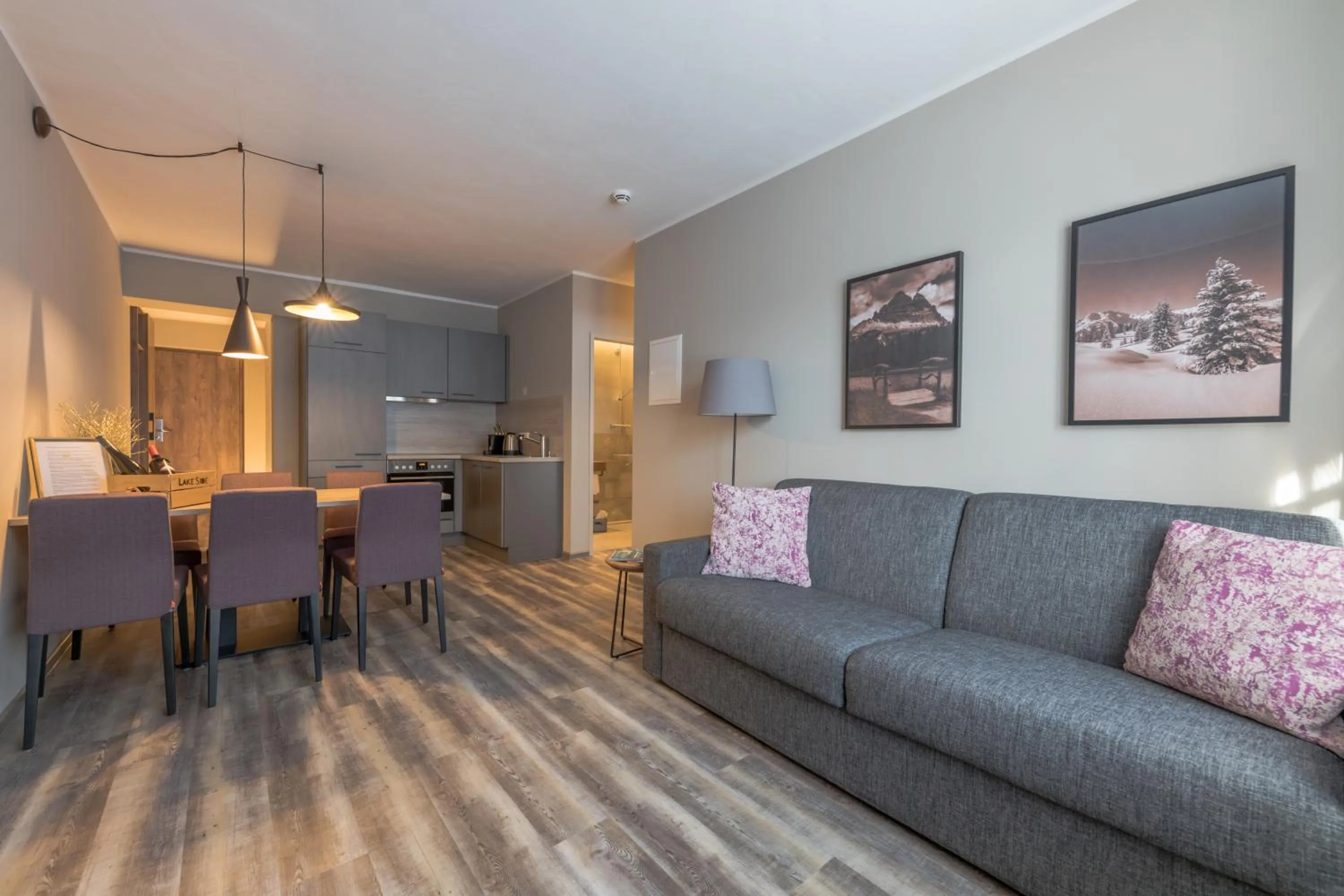 Living room in LakeSide Apartments Seefeld