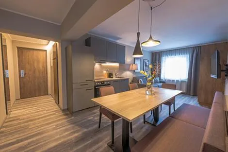 Kitchen or kitchenette in LakeSide Apartments Seefeld