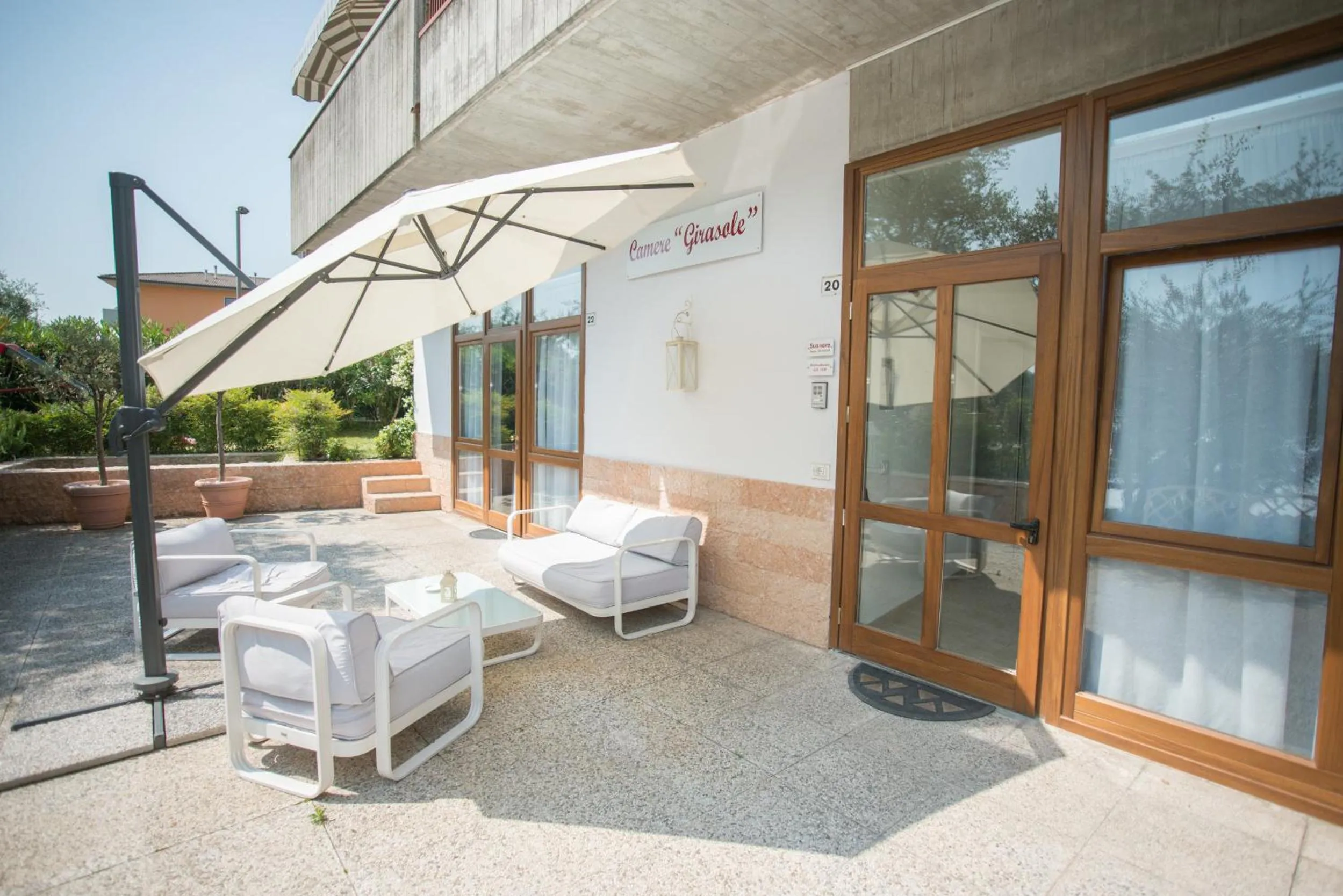 Patio in Camere Girasole