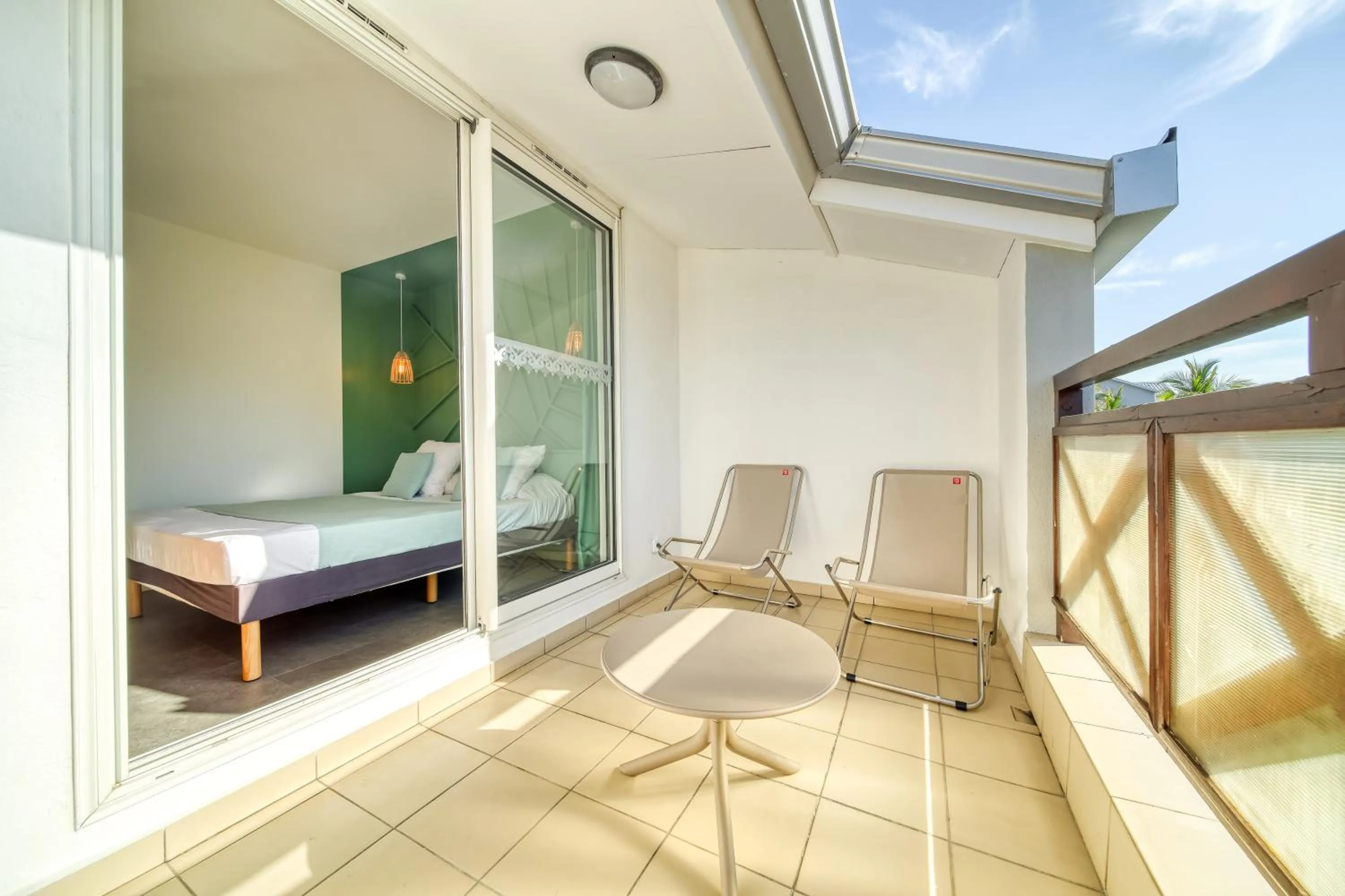 Balcony/Terrace in Résidence Tropic Appart Hotel