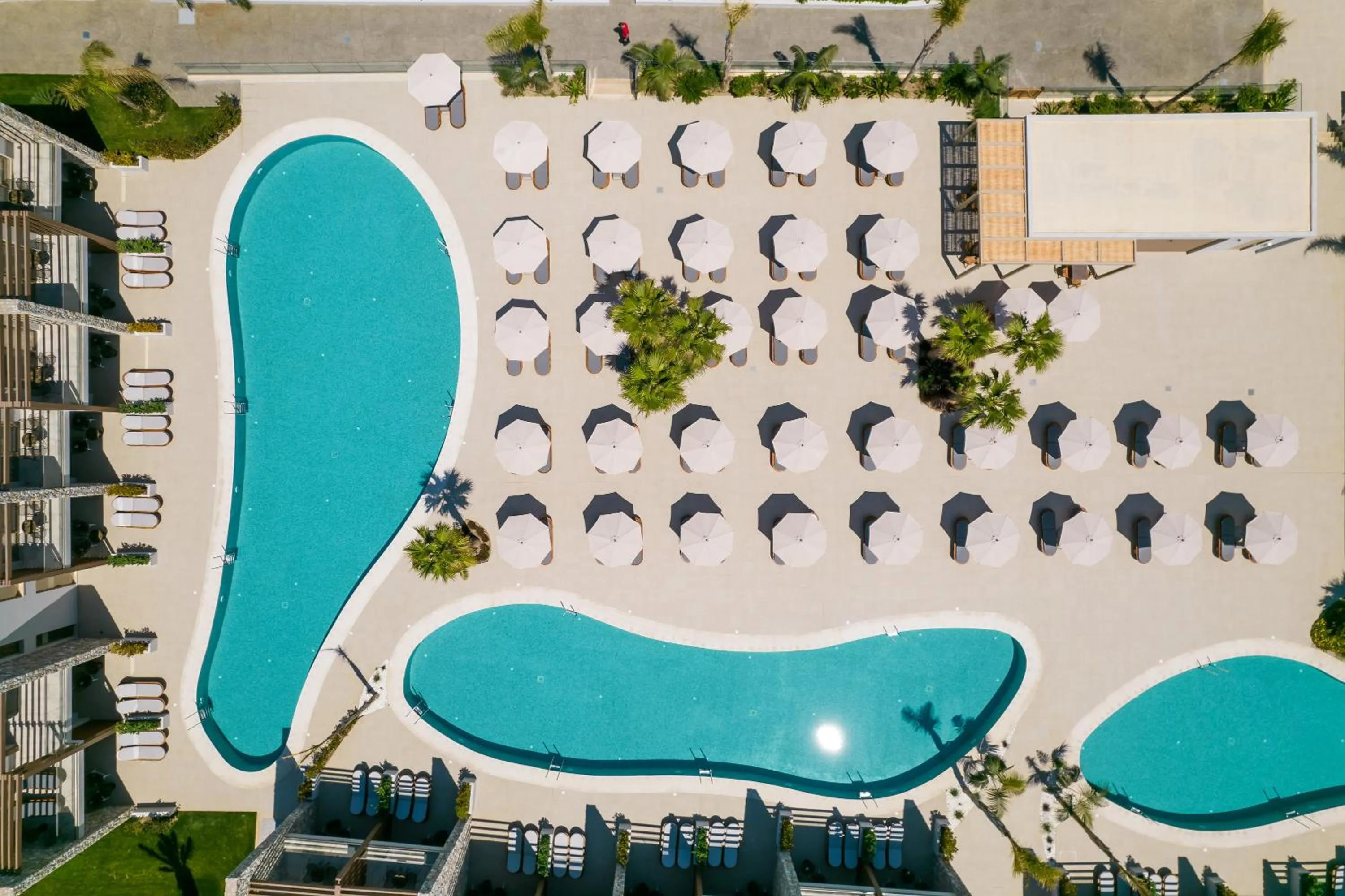 Pool view in Utopia Blu Hotel
