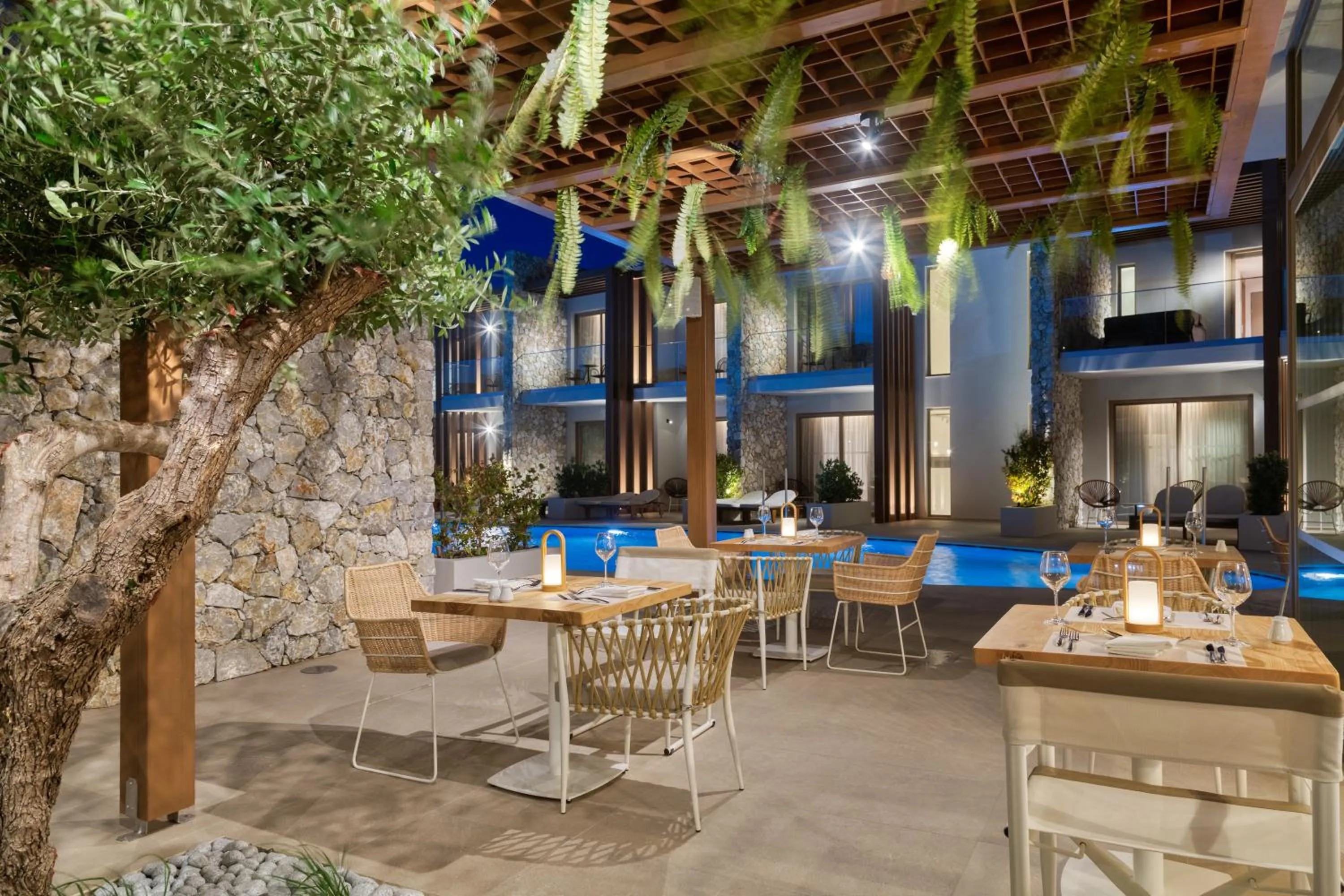 Restaurant/places to eat in Utopia Blu Hotel