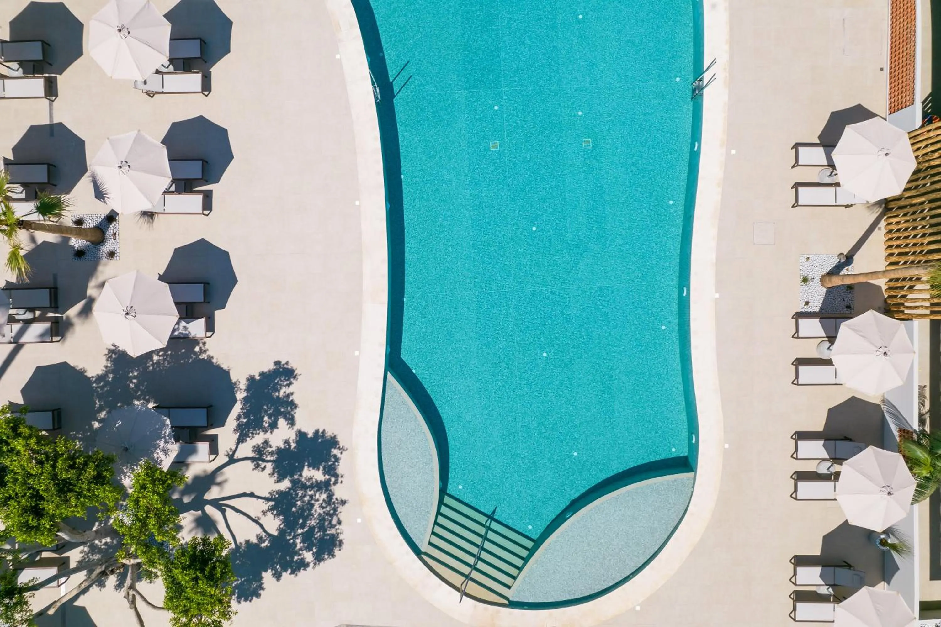 Pool view in Utopia Blu Hotel