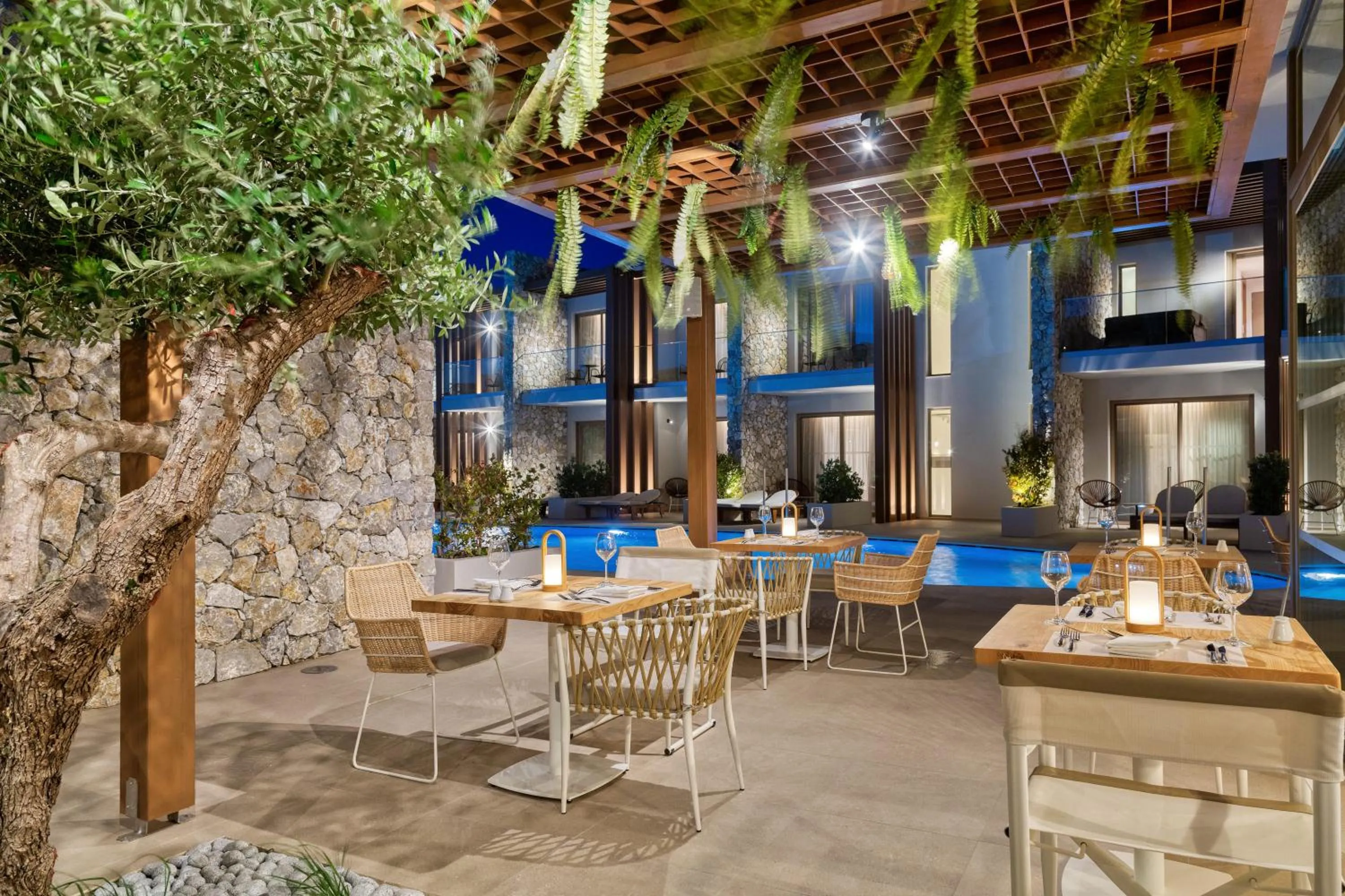 Restaurant/places to eat in Utopia Blu Hotel