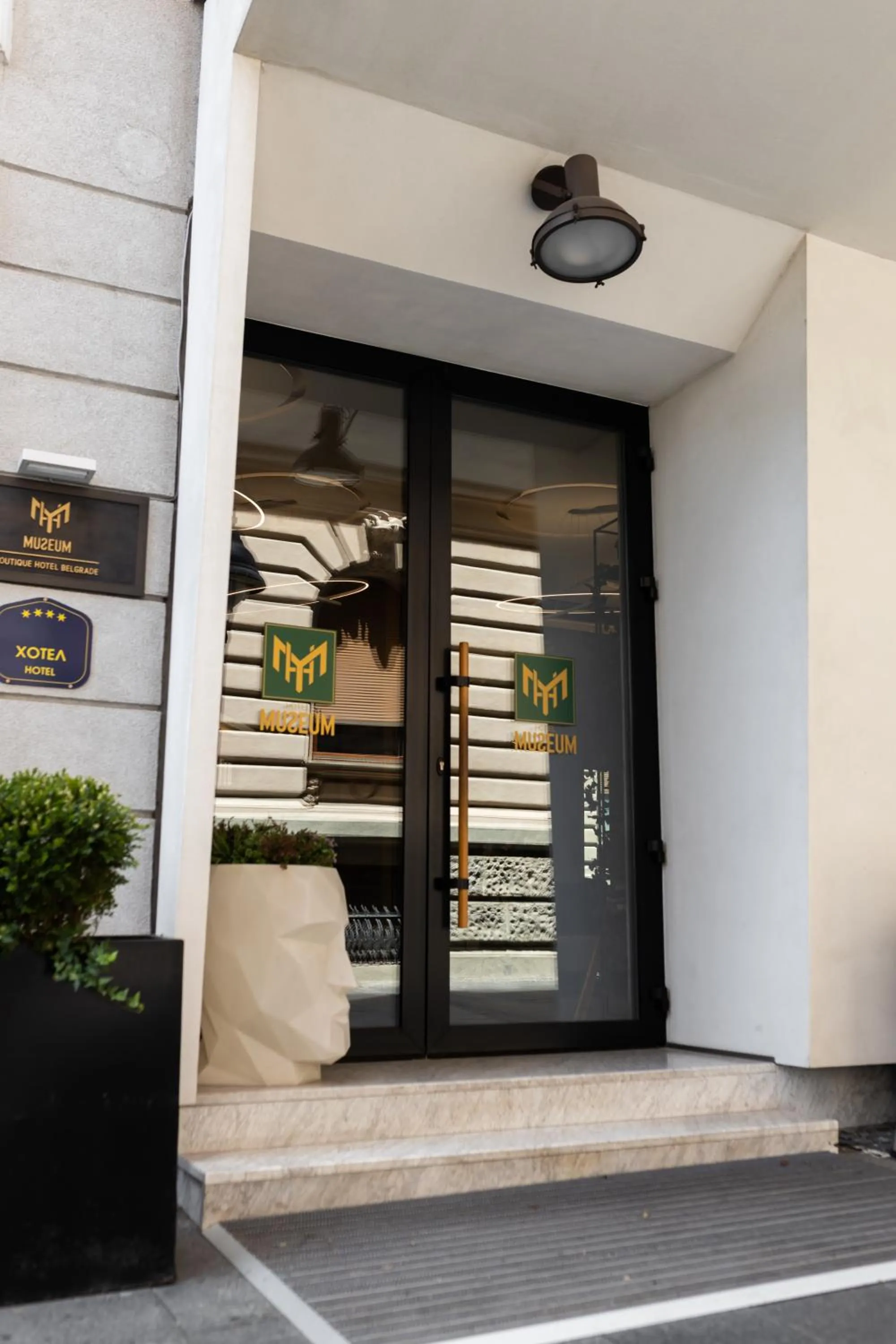 Facade/entrance in Boutique Hotel Museum