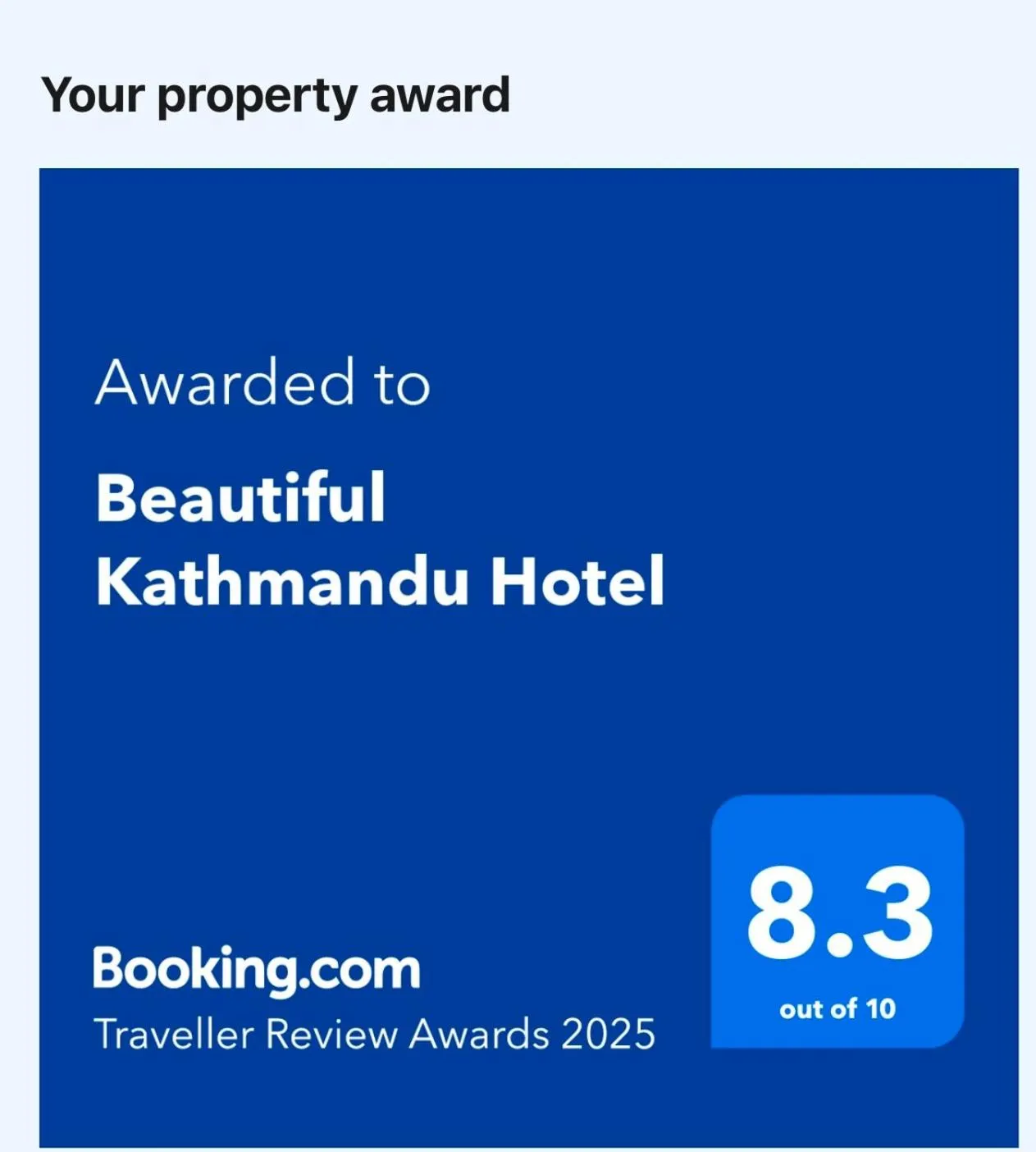 Beautiful Kathmandu Hotel