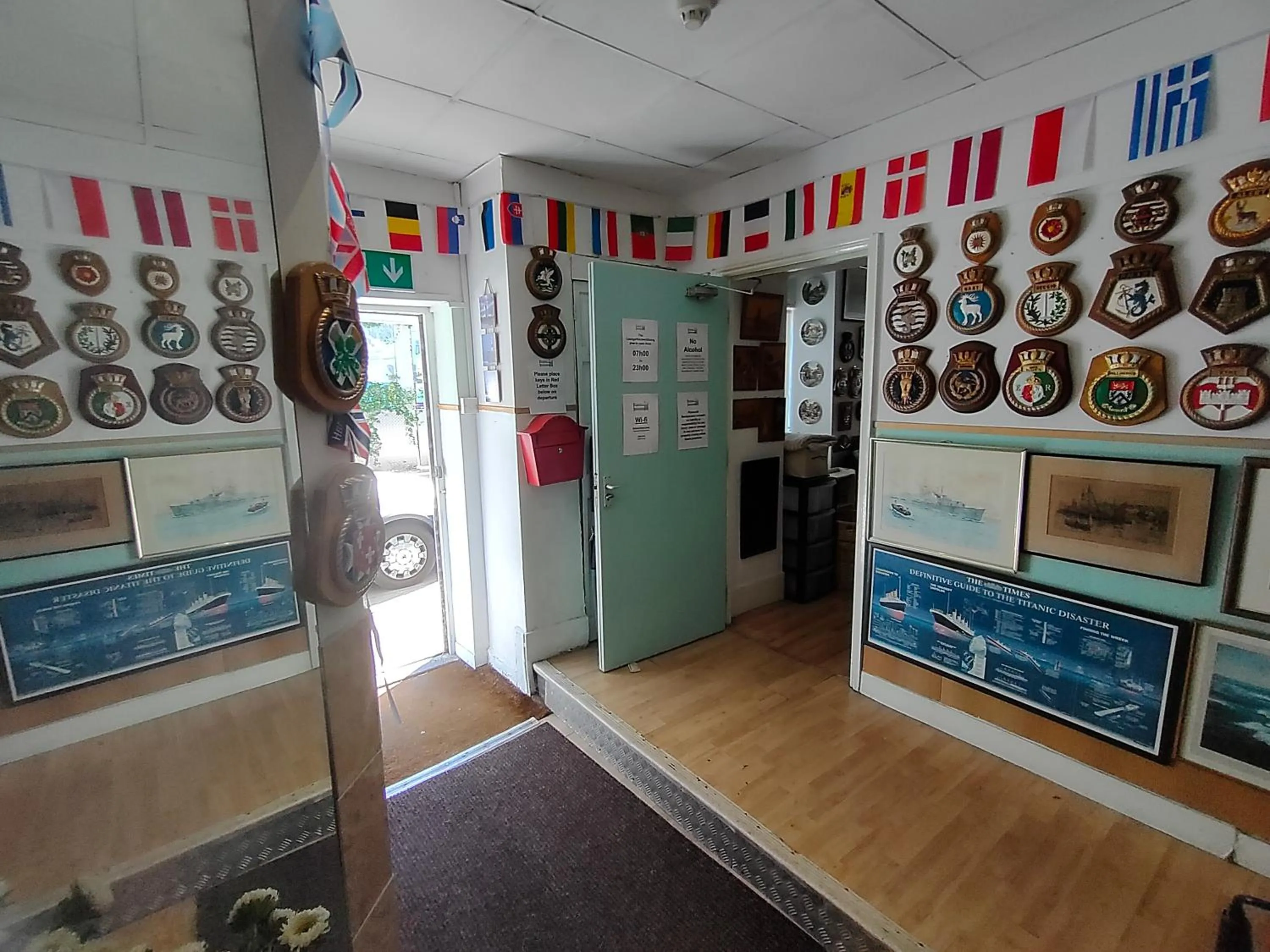 Lobby or reception in Plymouth Backpackers