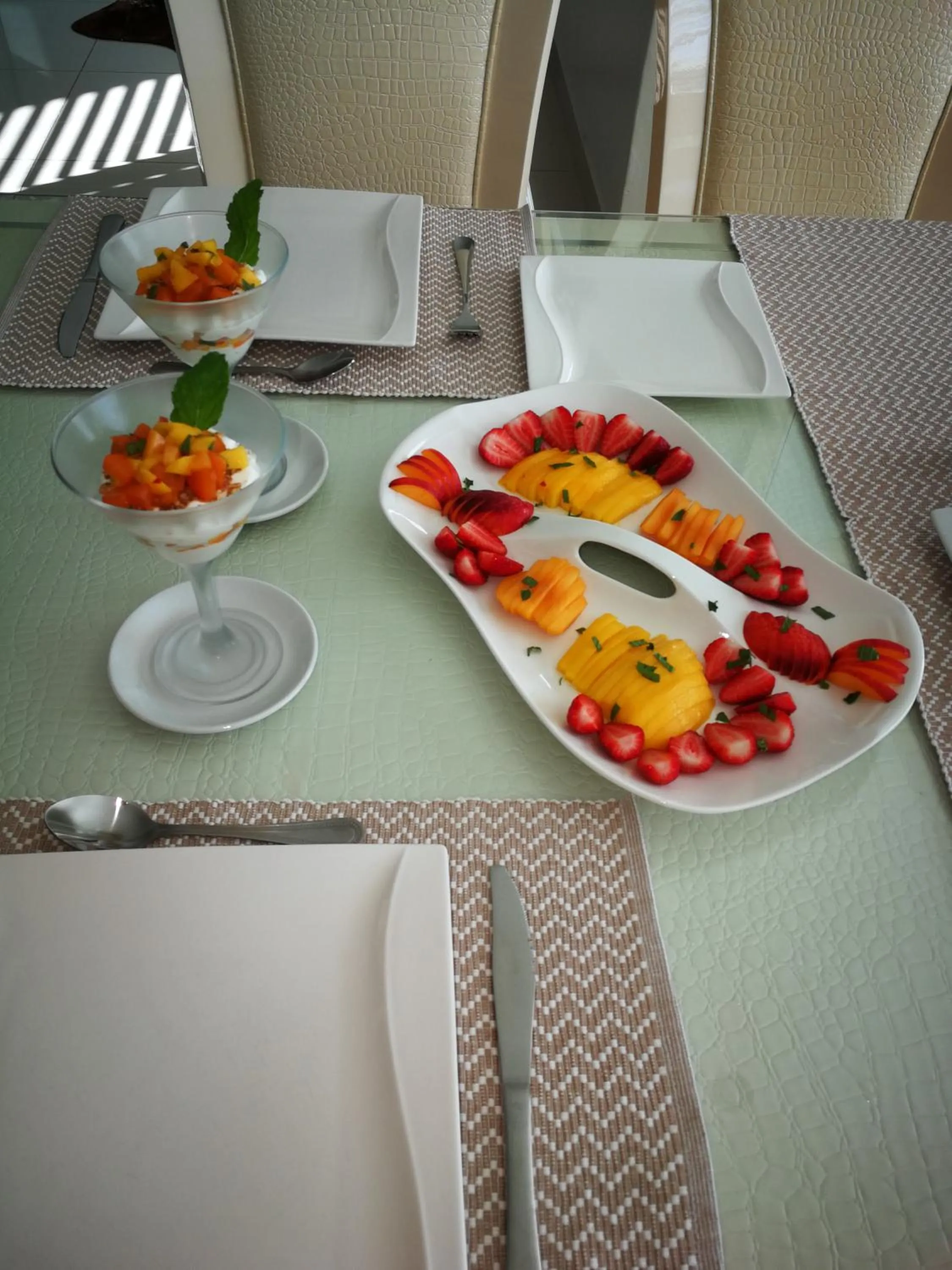 Breakfast in JoJo's BnB