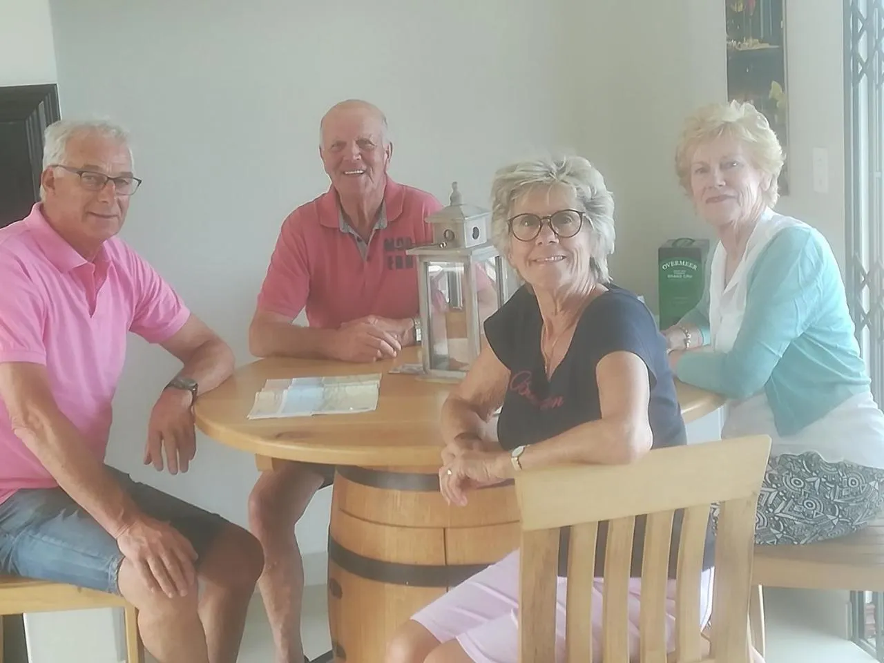 group of guests in JoJo's BnB