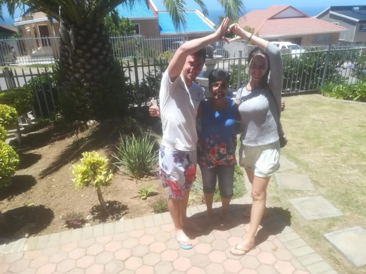 group of guests in JoJo's BnB