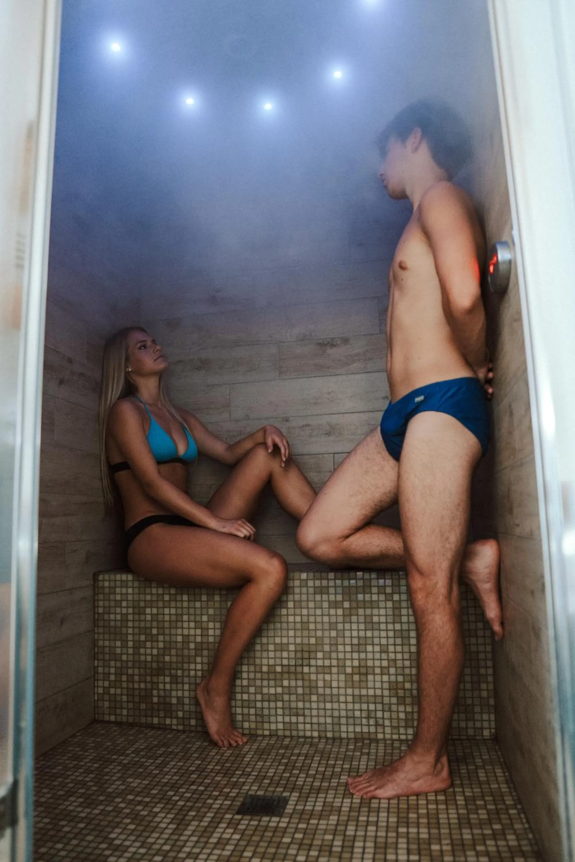 Steam room in Romeo Giulietta