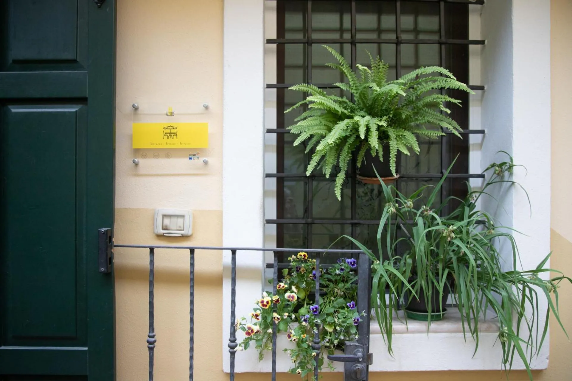 Garden view in Romeo Giulietta