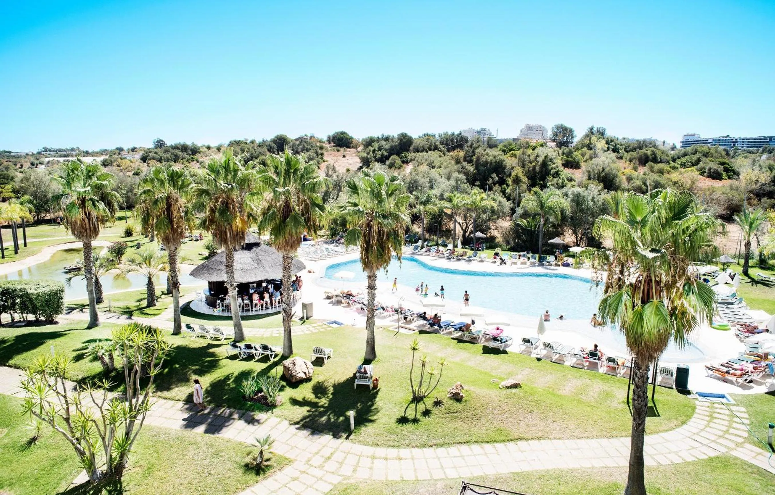 Garden, Bird's-eye View in Yellow Alvor Garden - All Inclusive