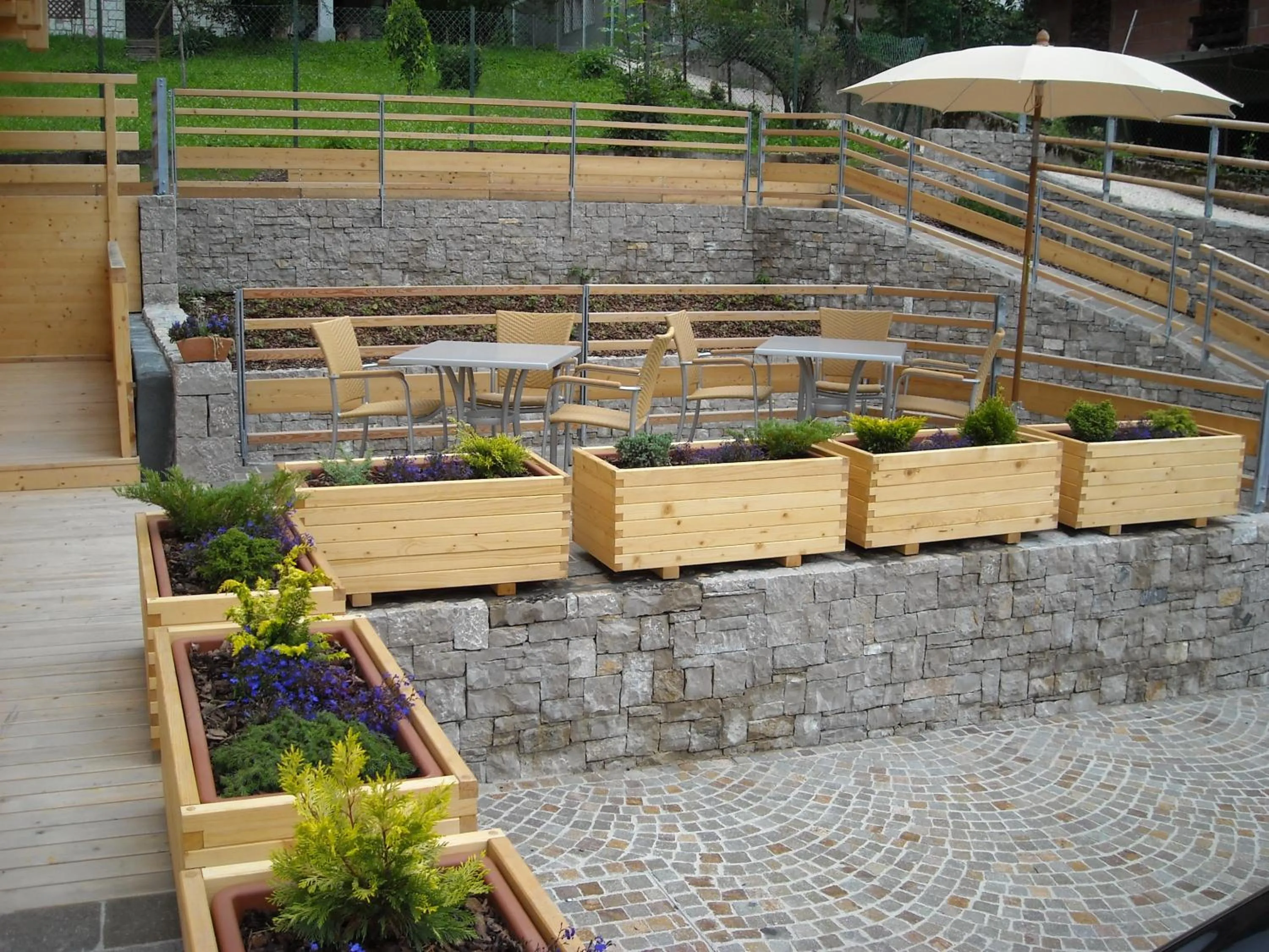 Balcony/Terrace in Dolomiti Lodge Villa Gaia