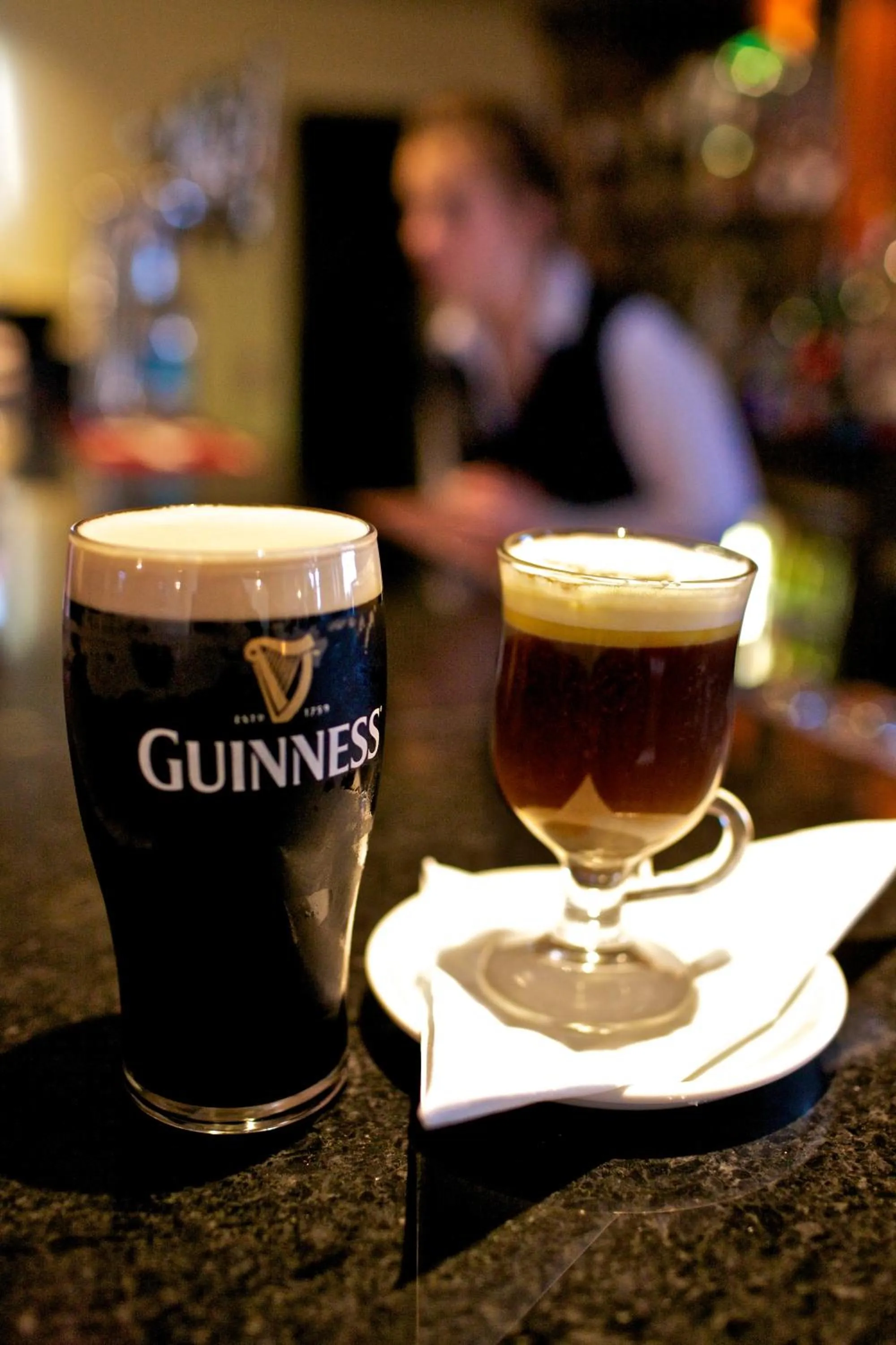 Alcoholic drinks in Broadhaven Bay Hotel