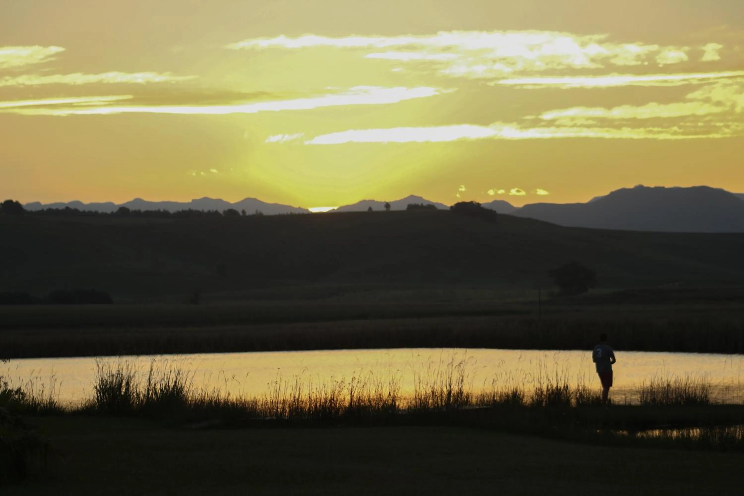 Sunset in Moorcroft Manor Boutique Country Hotel