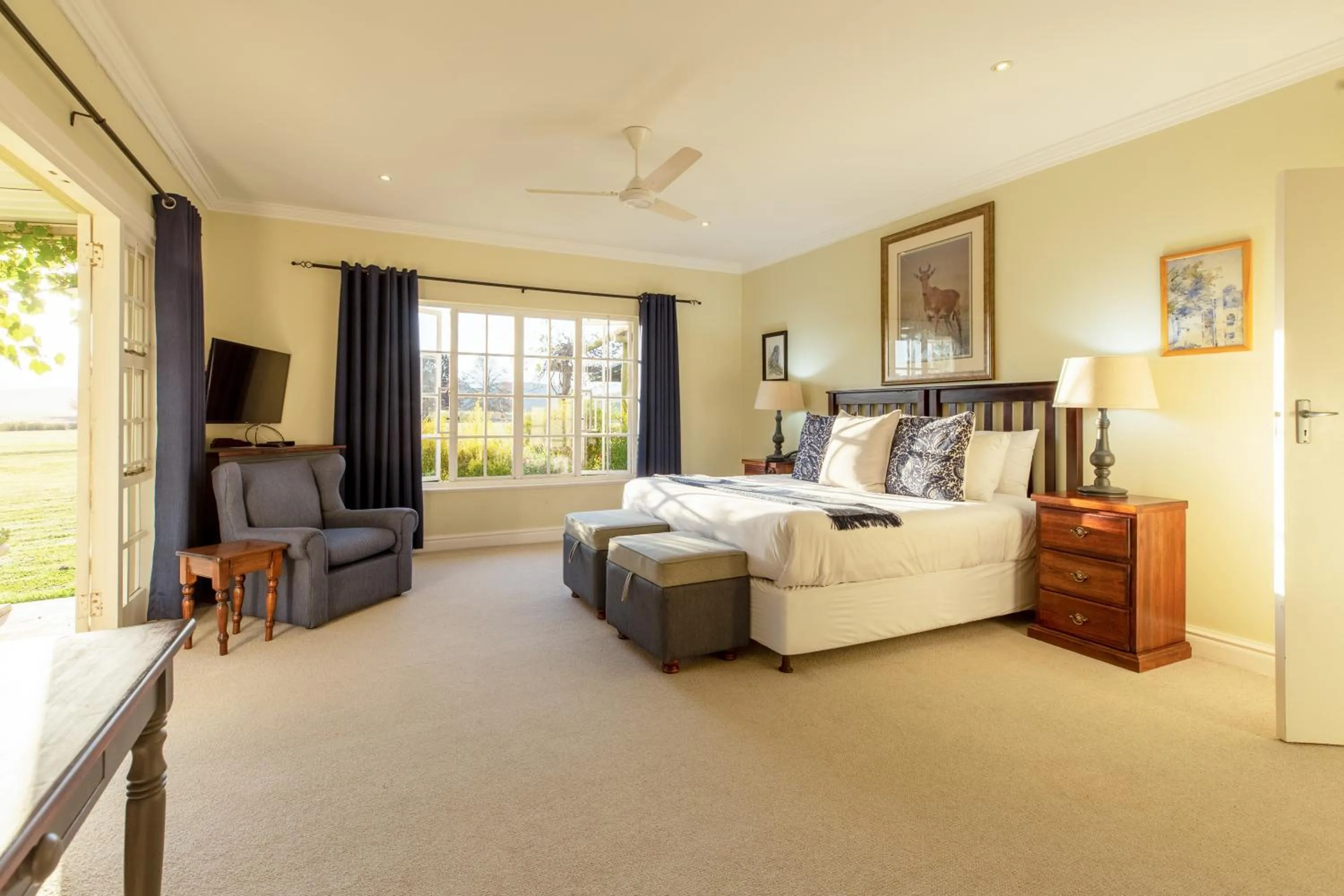 Bed in Moorcroft Manor Boutique Country Hotel