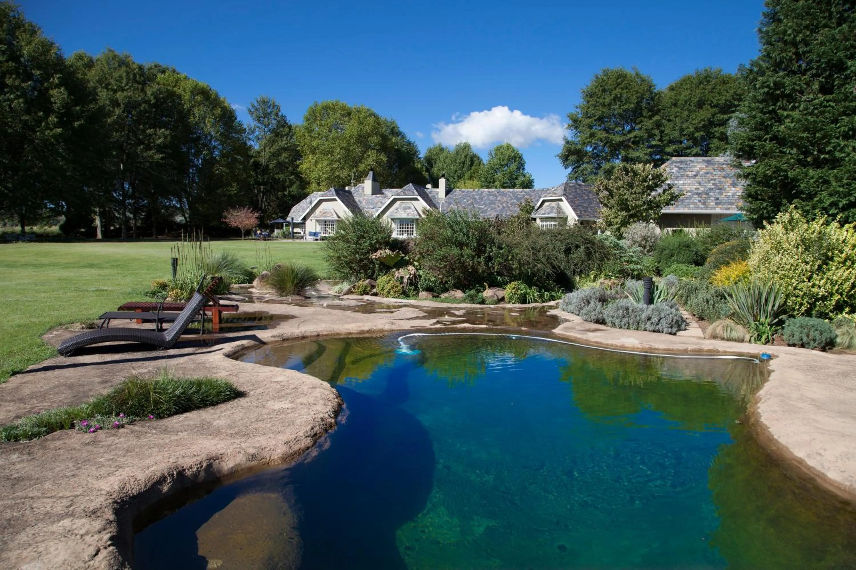 Swimming pool in Moorcroft Manor Boutique Country Hotel