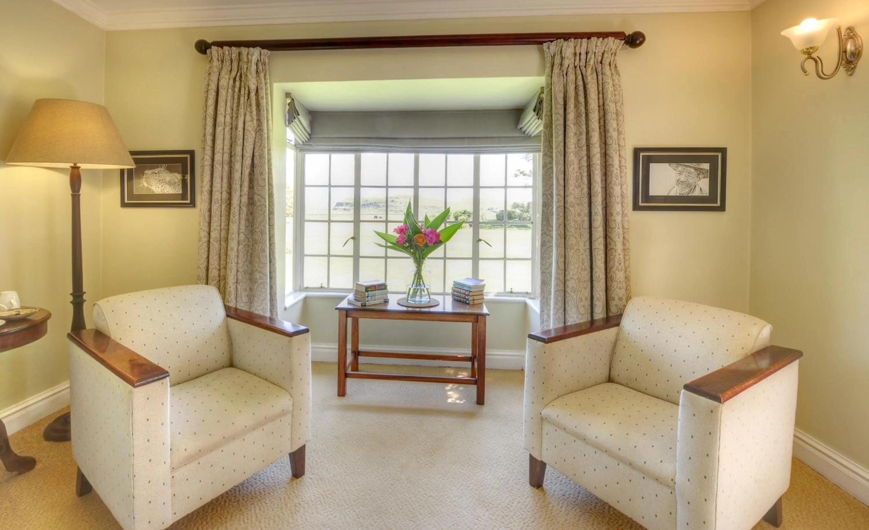 Seating area in Moorcroft Manor Boutique Country Hotel