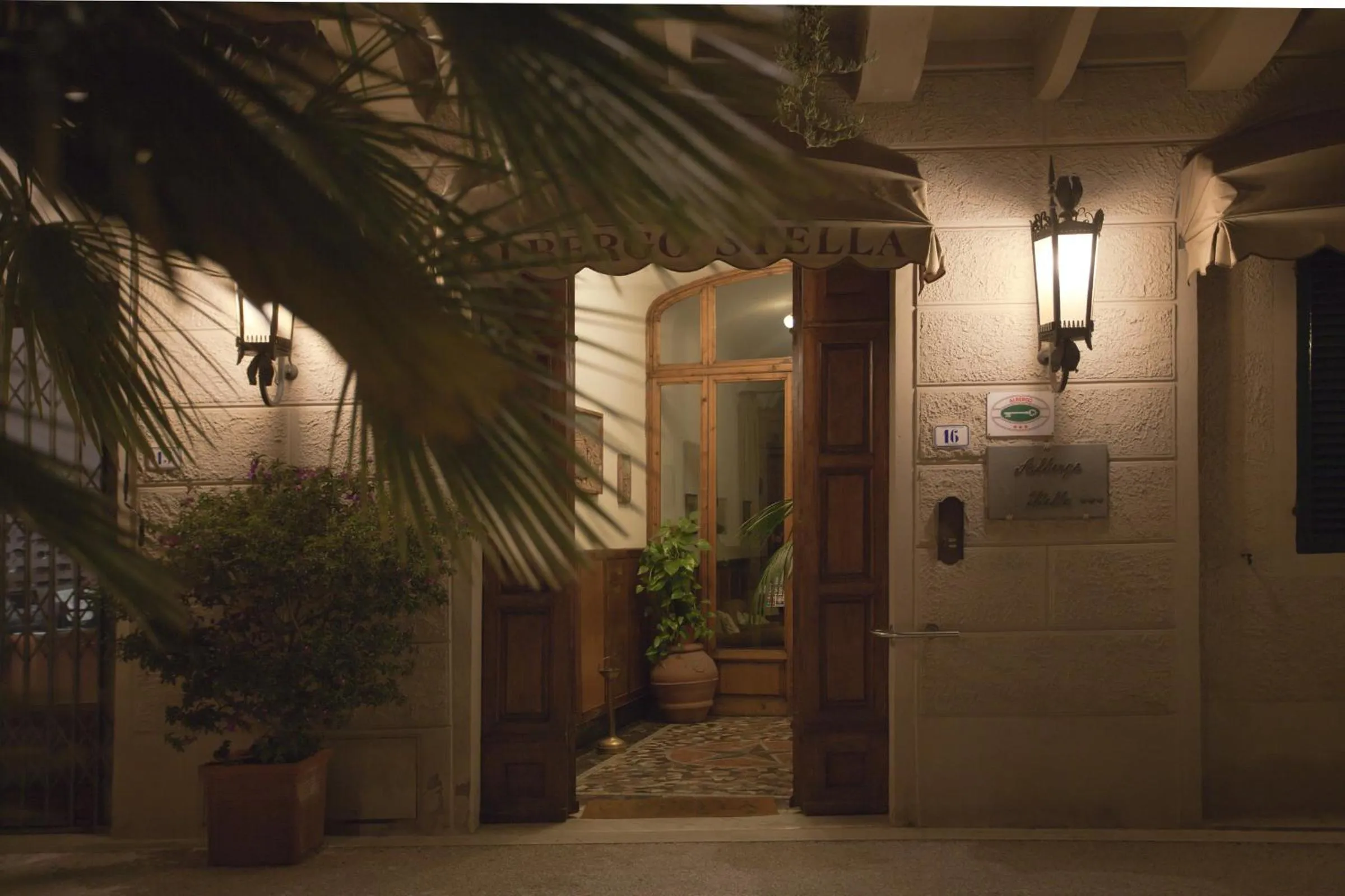 Facade/entrance in Albergo Stella