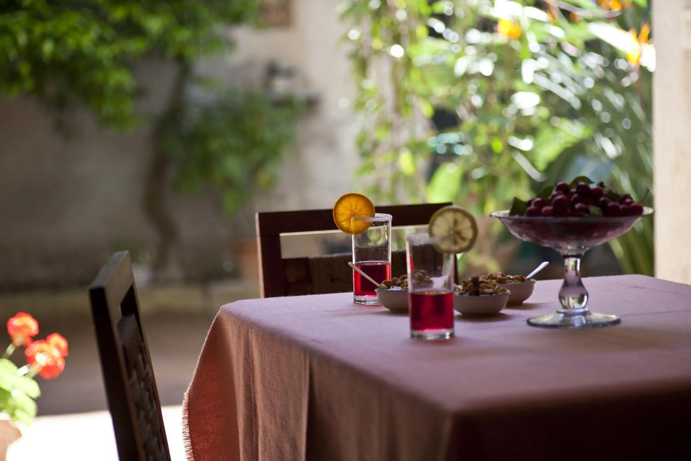 Patio in Albergo Stella