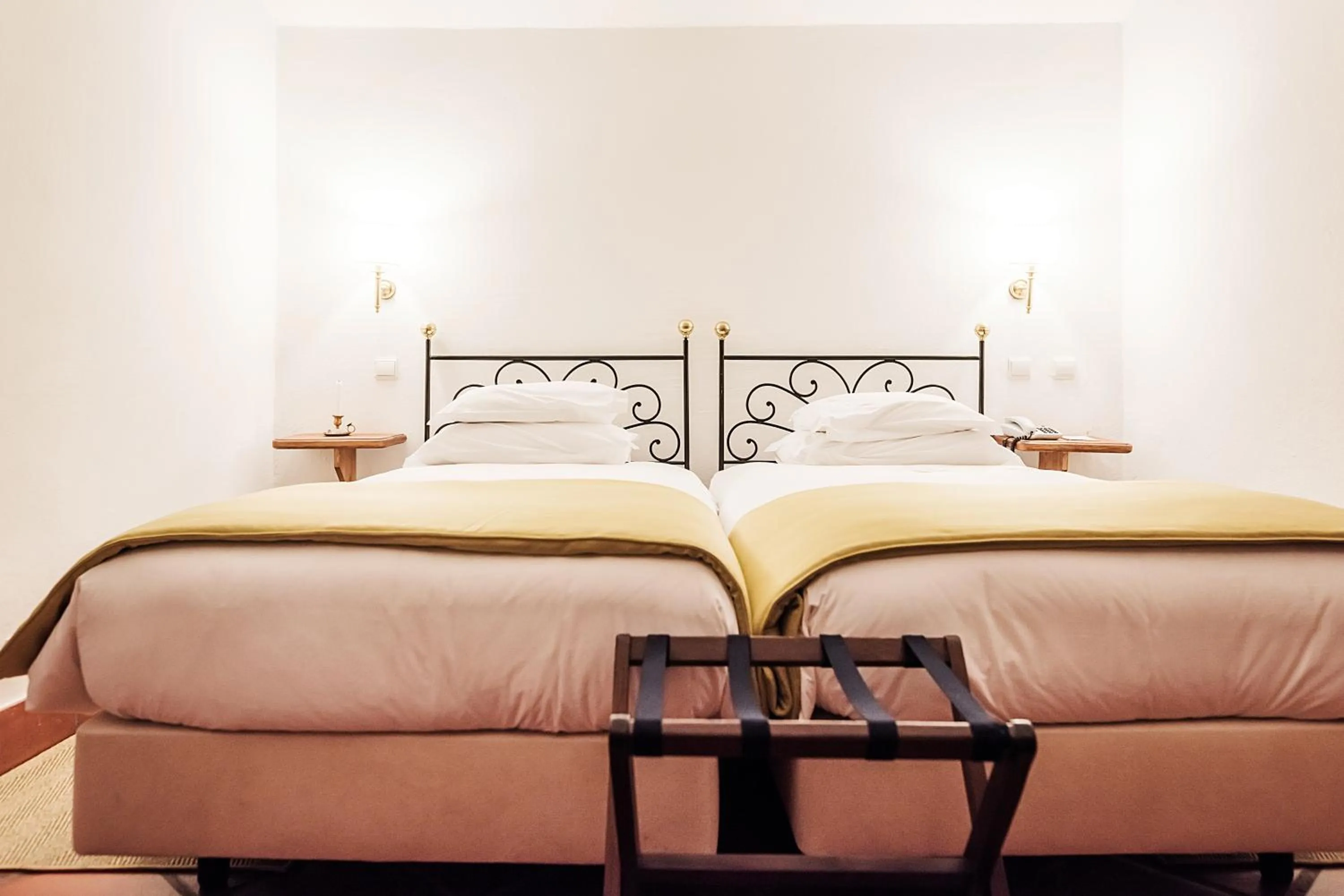 Bed in Convento Sao Paulo - Hotel Rural