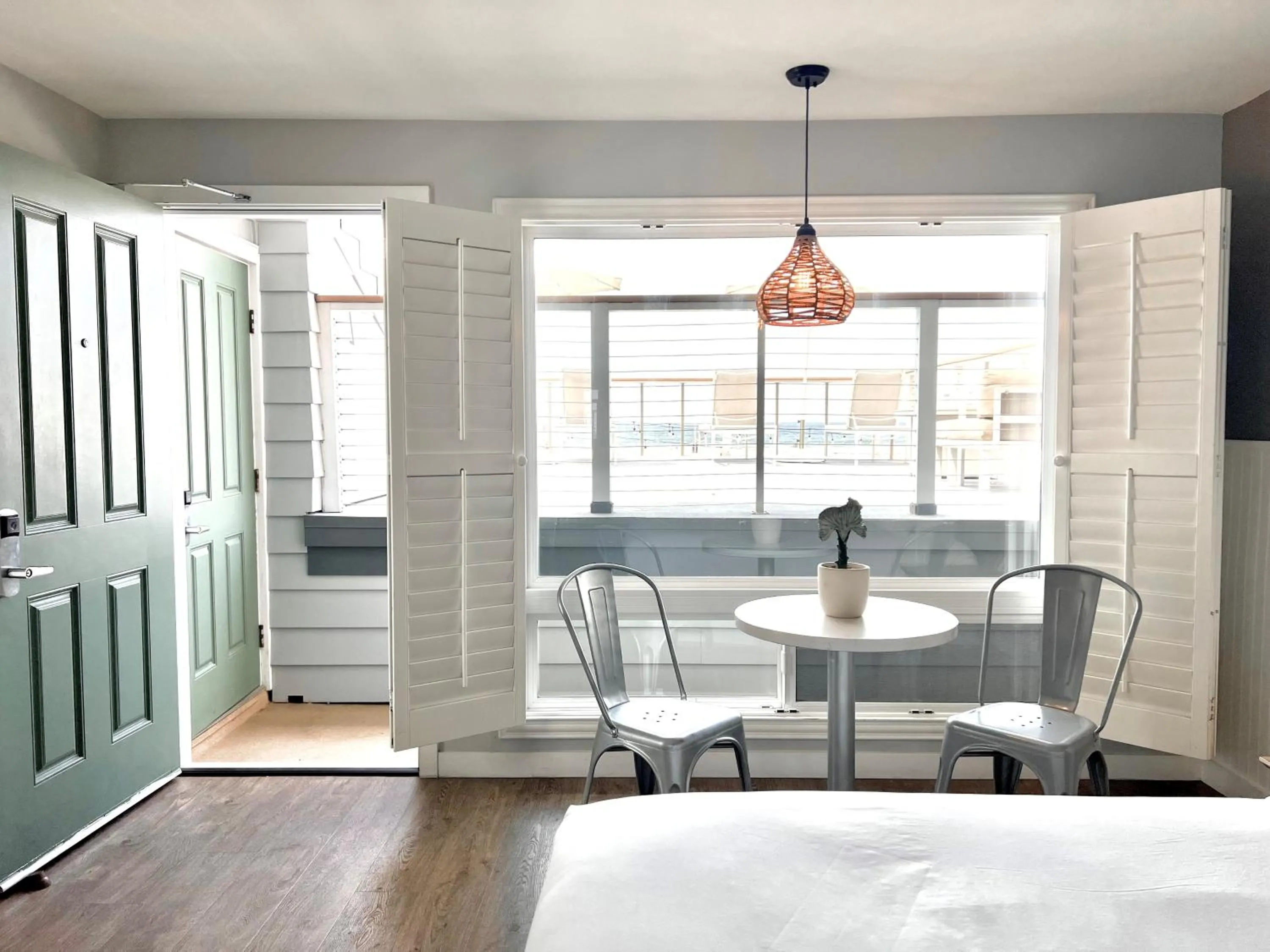 View (from property/room), Bed in Sea Sprite Beach Club