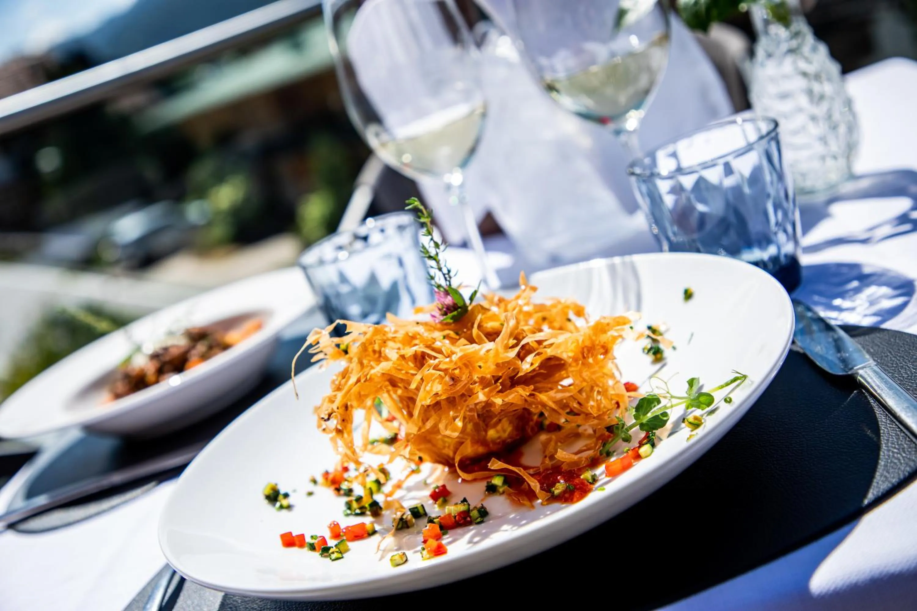 Restaurant/places to eat in Hotel Gruber