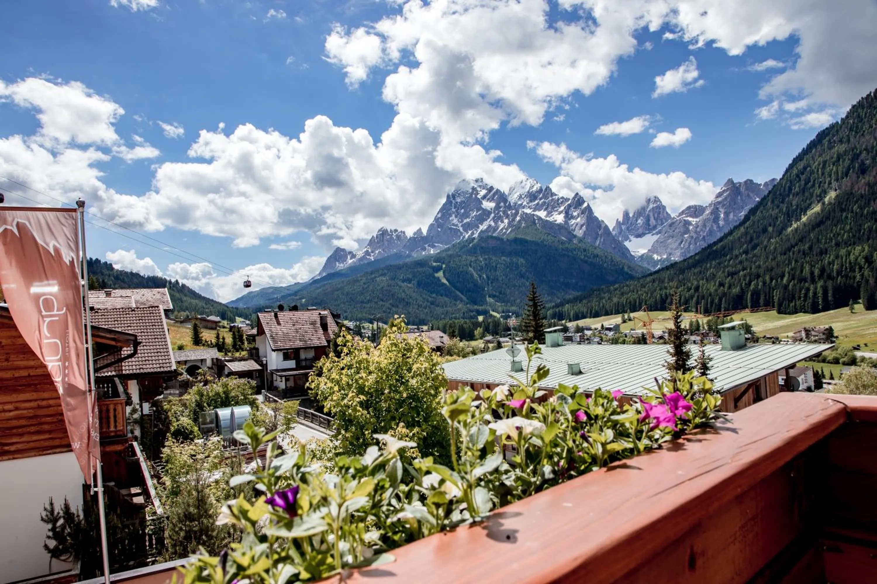 Mountain view in Hotel Gruber