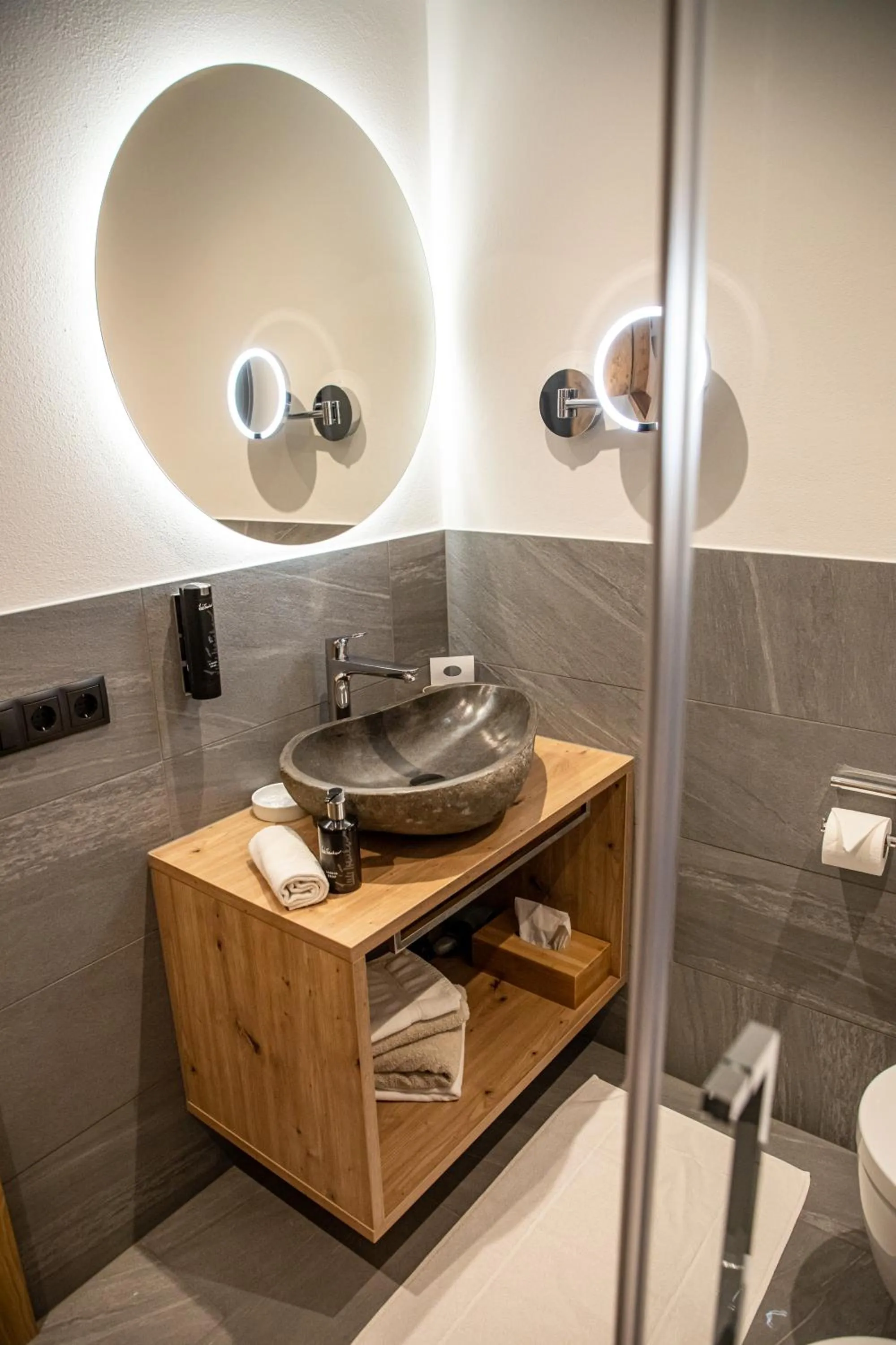 Bathroom in Hotel Gruber