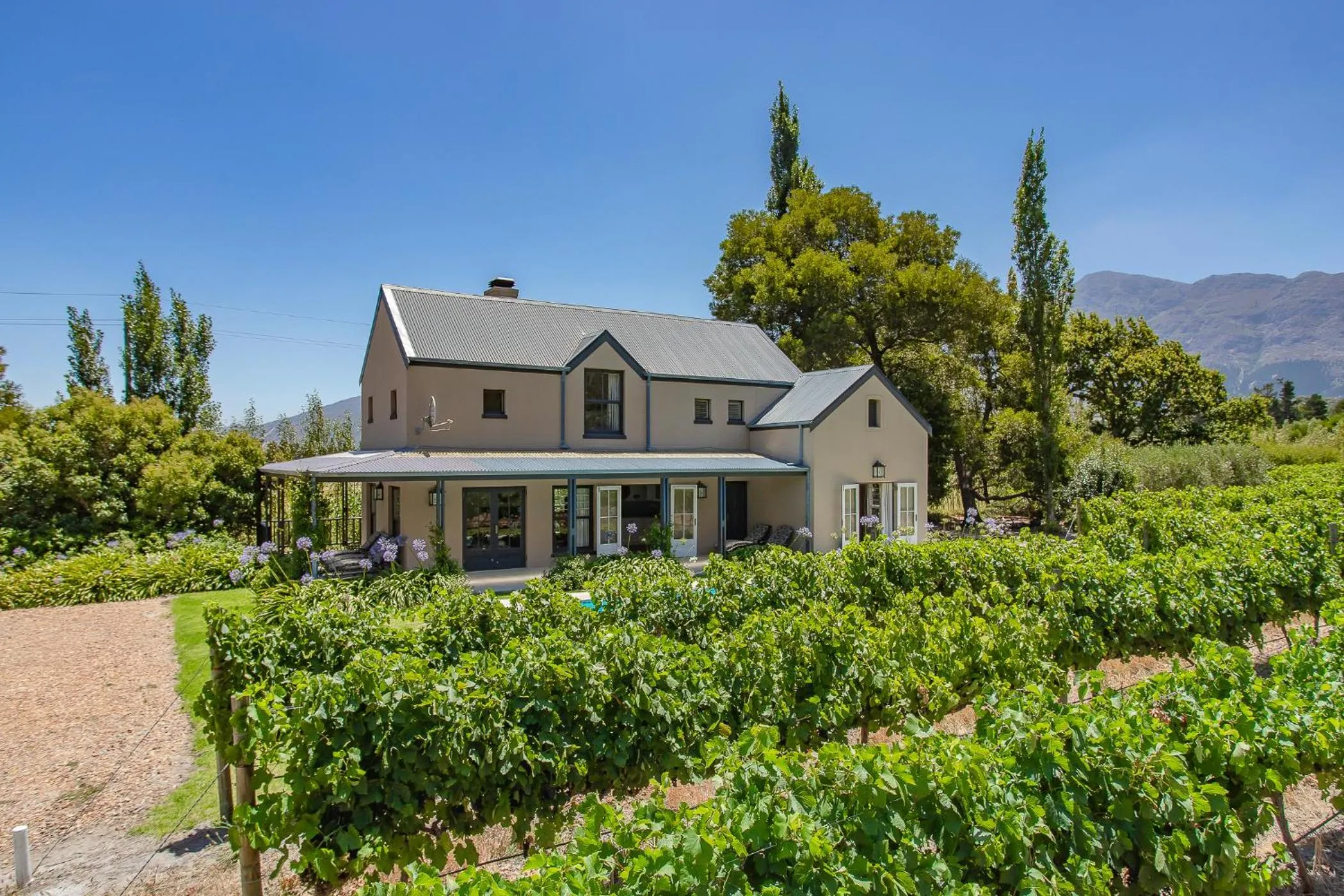 Garden in Franschhoek Rose Cottages