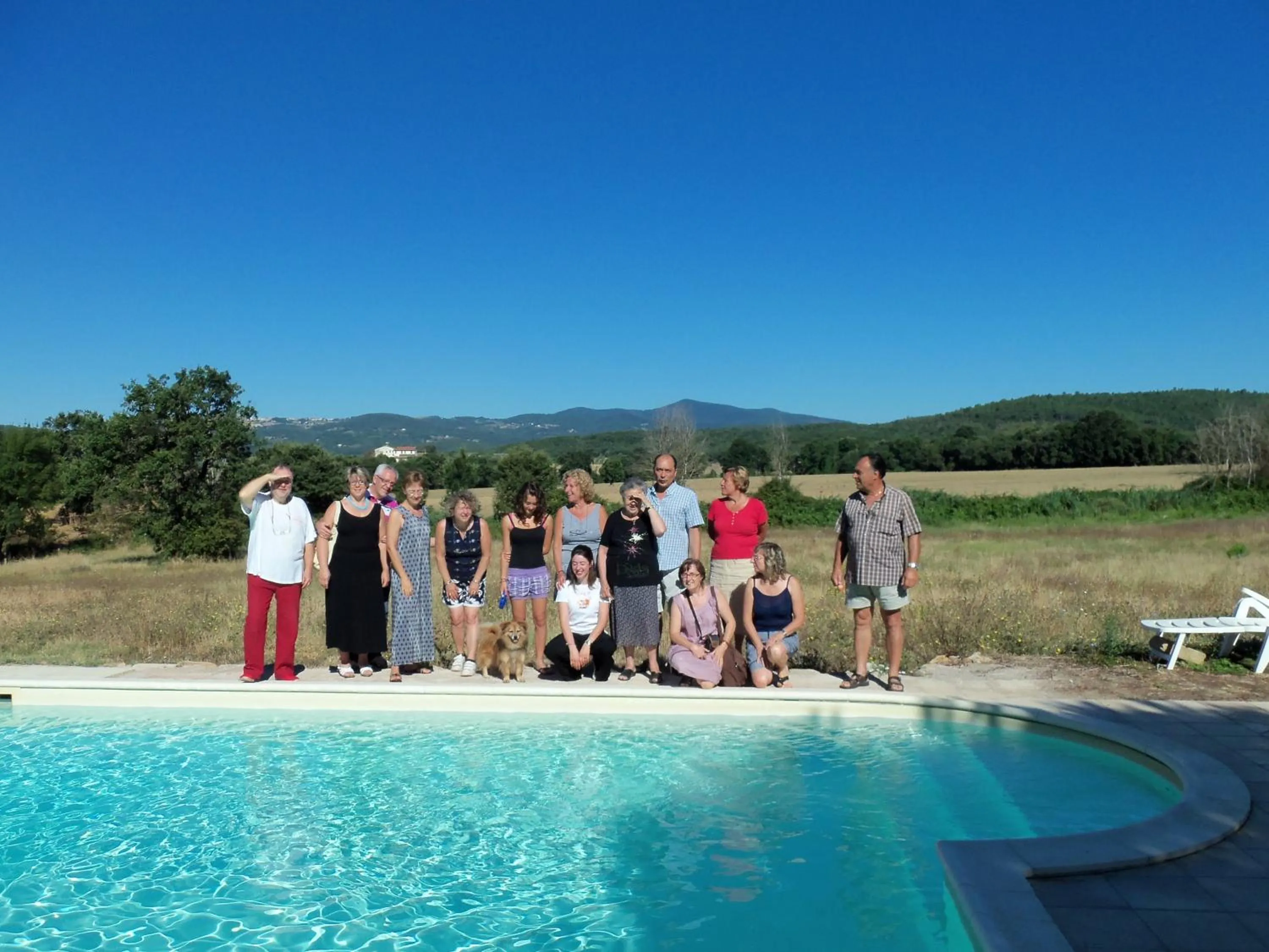 Swimming pool in Casetta Francini