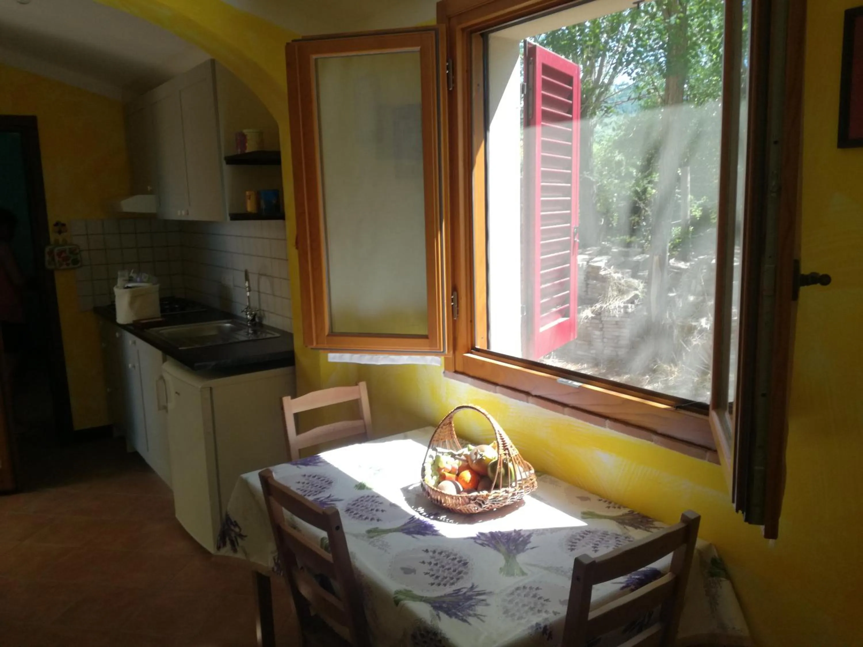 Dining area in Casetta Francini