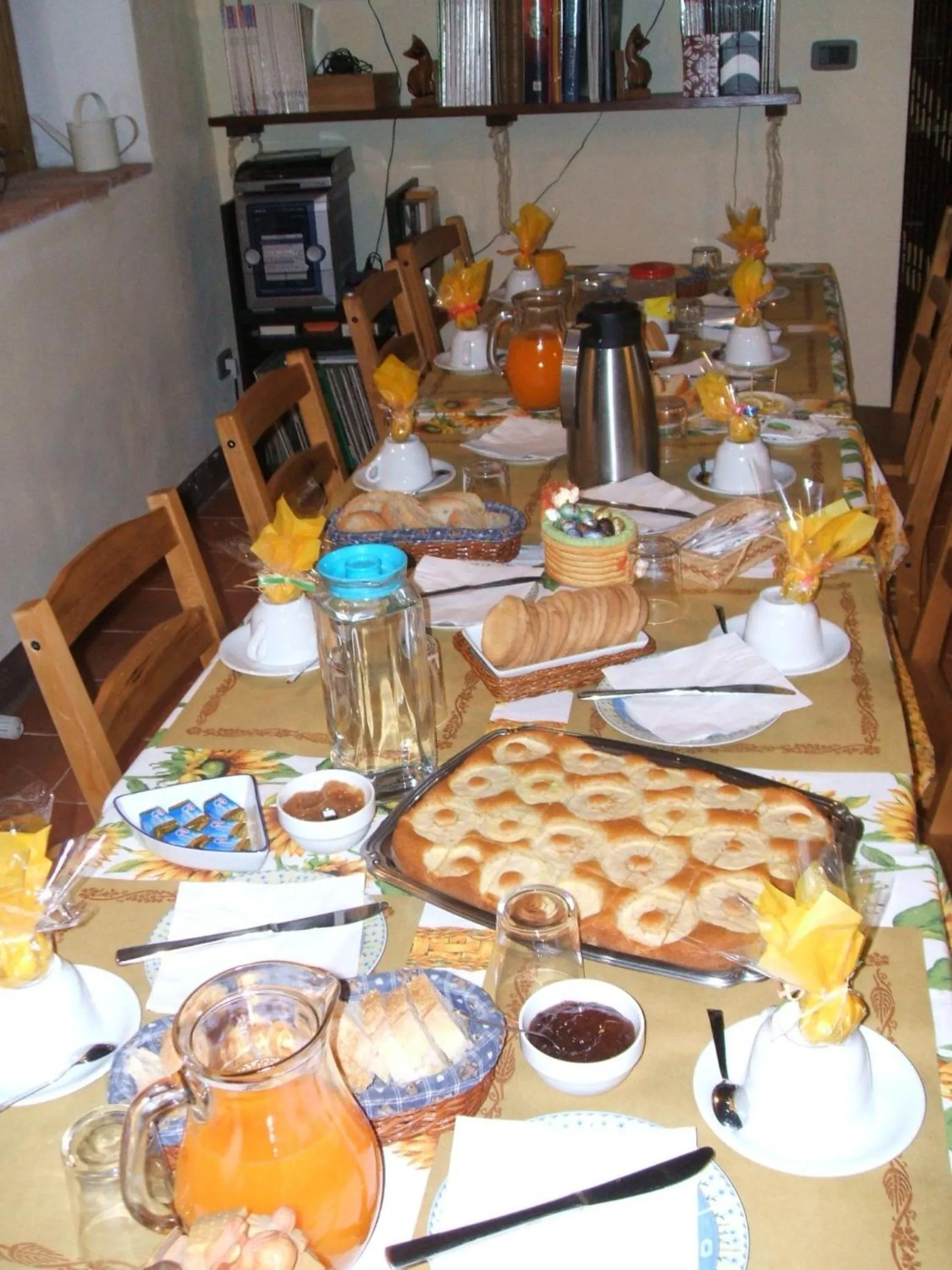 Buffet breakfast in Casetta Francini