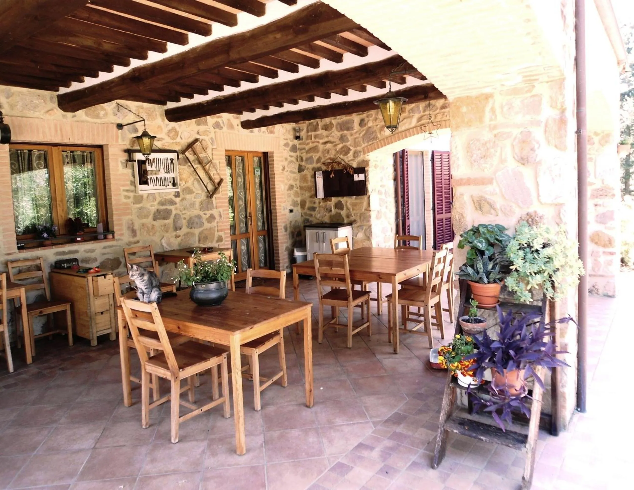 Dining area in Casetta Francini