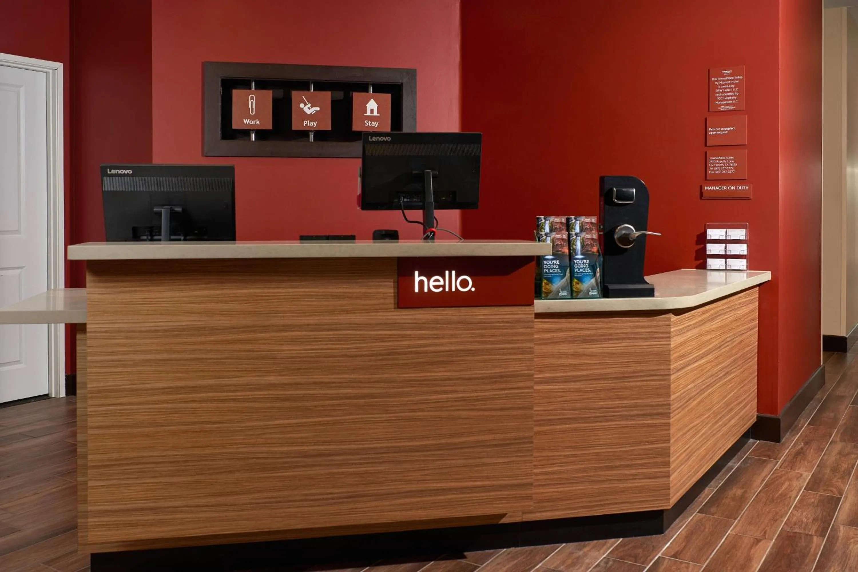 Lobby or reception in TownePlace Suites Fort Worth Northwest Lake Worth