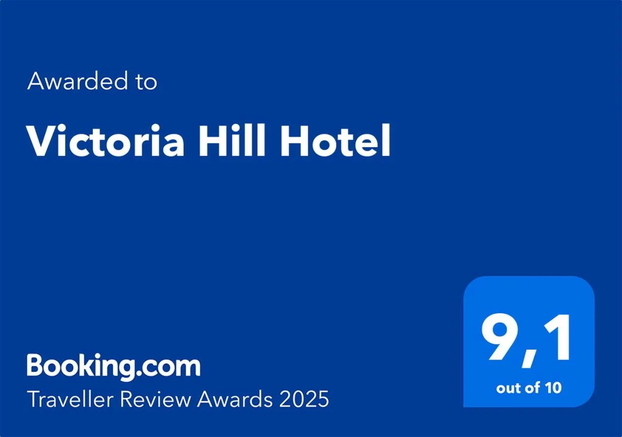 Certificate/Award in Victoria Hill Hotel