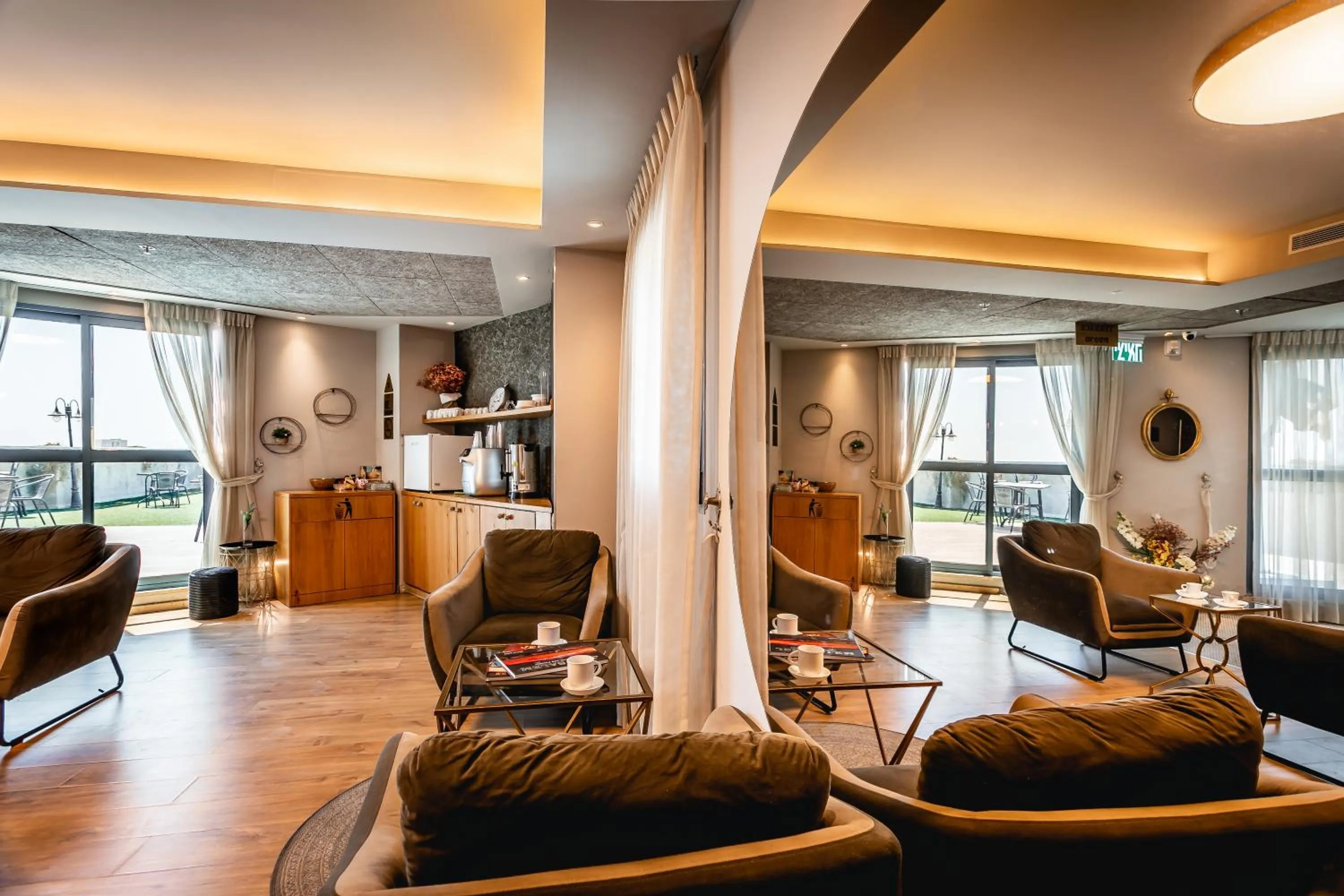 Seating area in My Jerusalem View