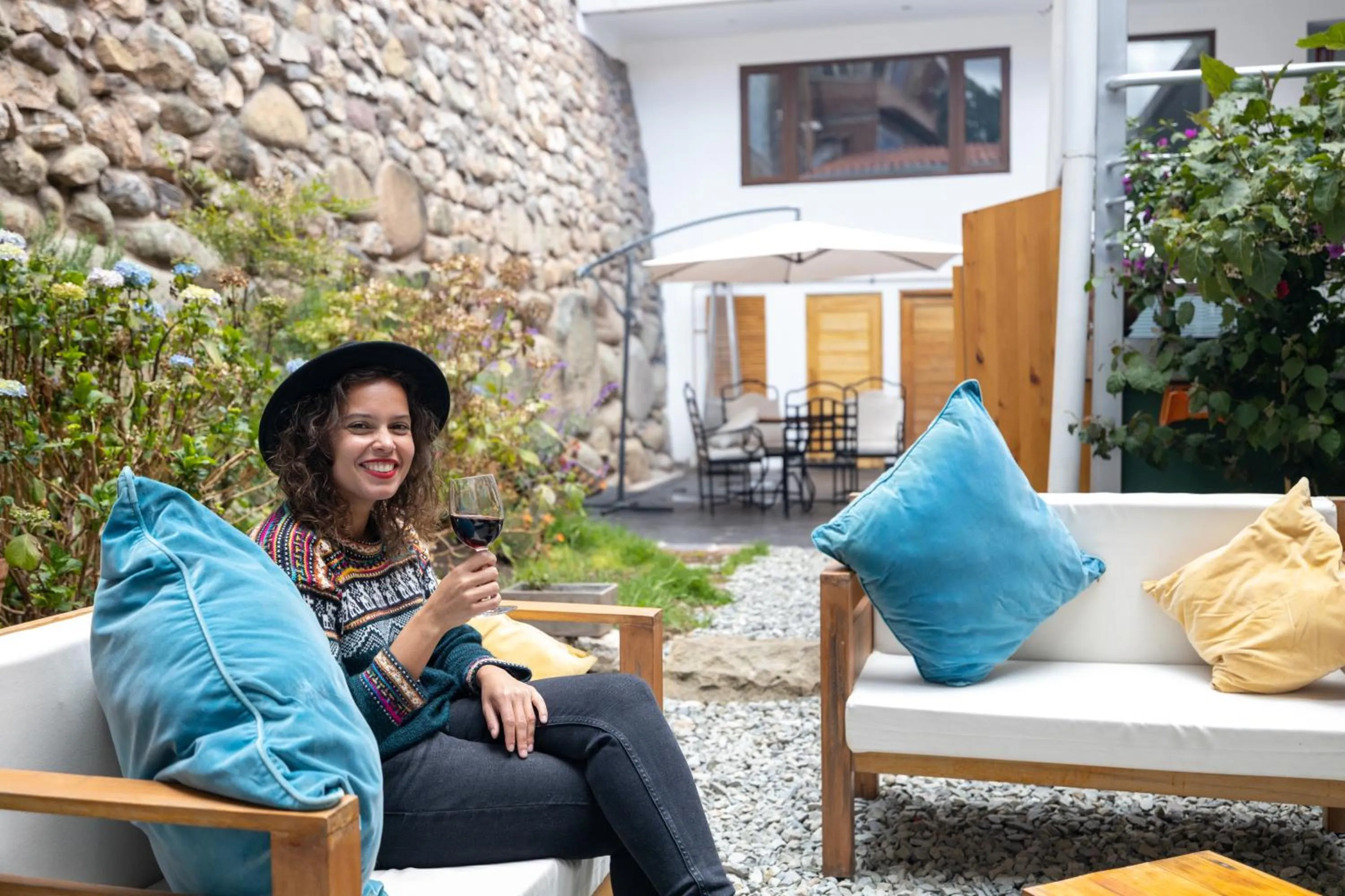 Garden view in Tariq Boutique