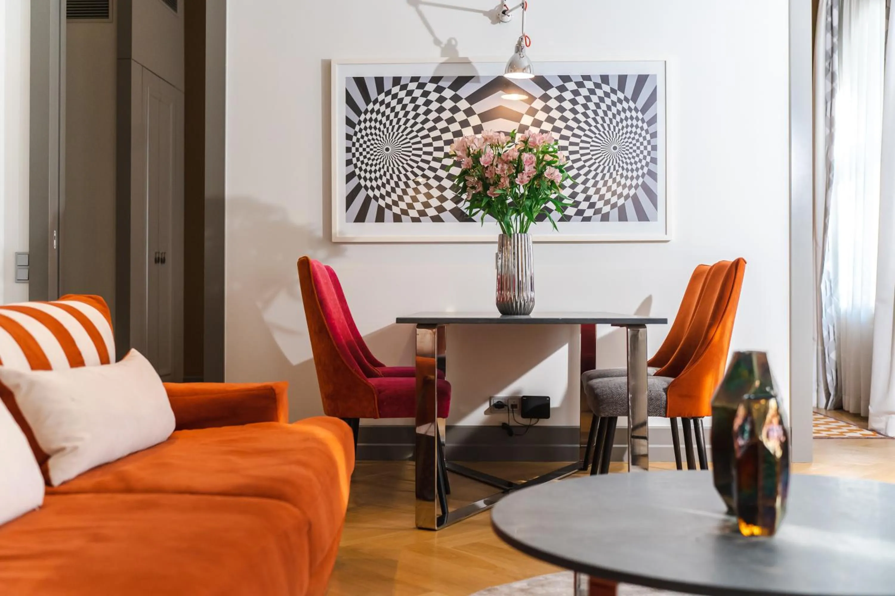 Living room in H15 Boutique Hotel, Warsaw, a Member of Design Hotels