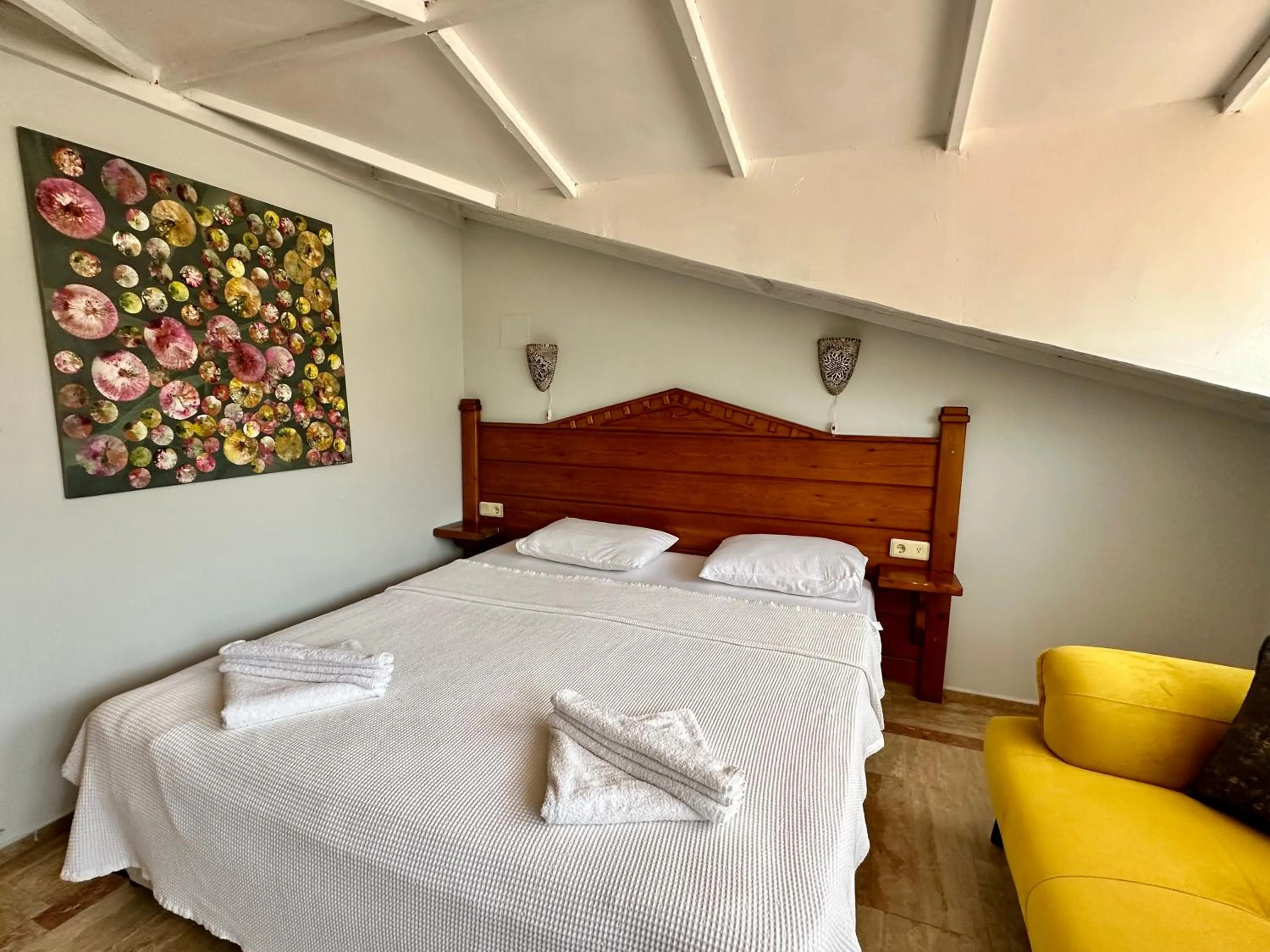 Bed in Bahaus Resort