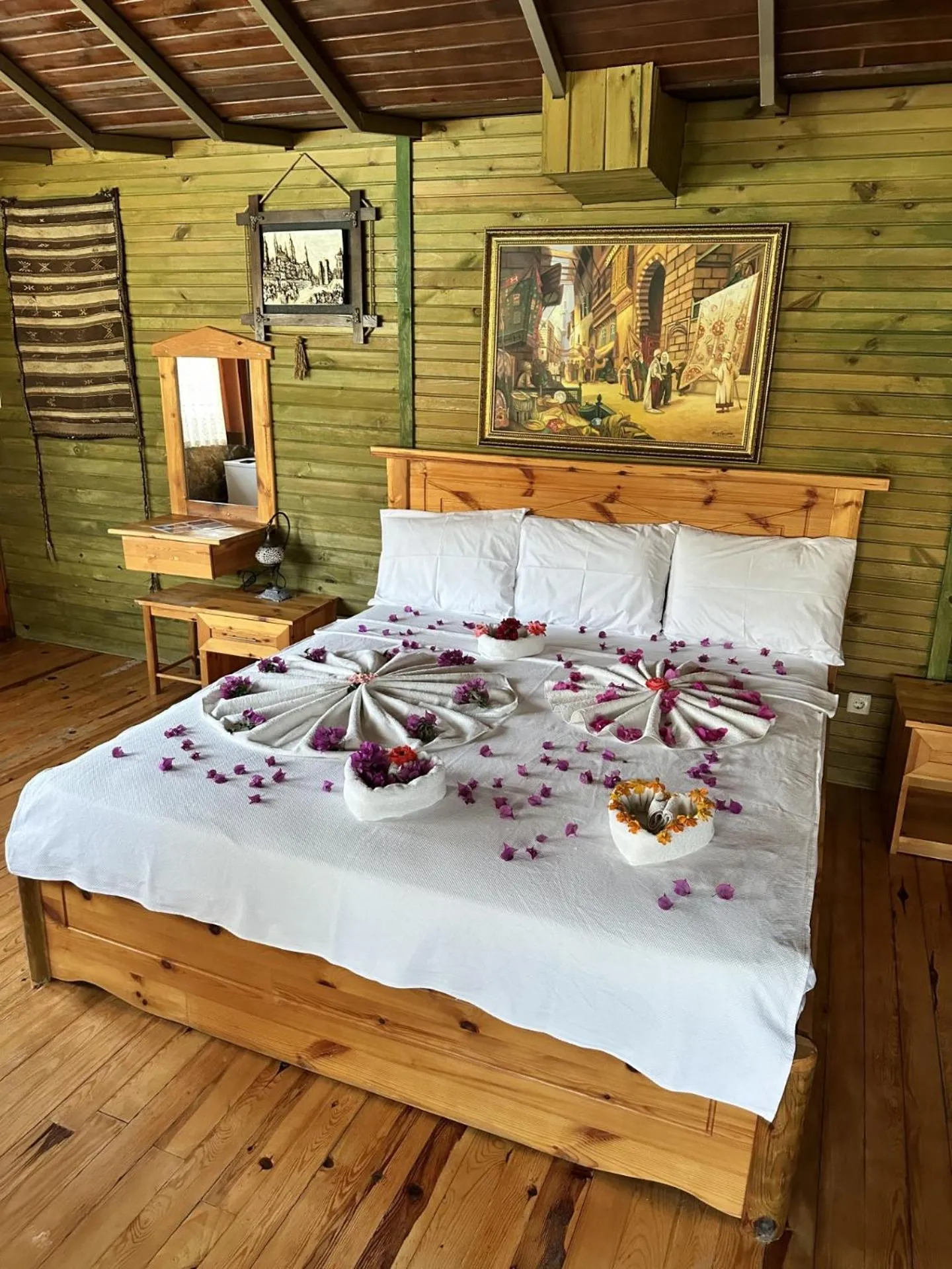 Bed in Bahaus Resort