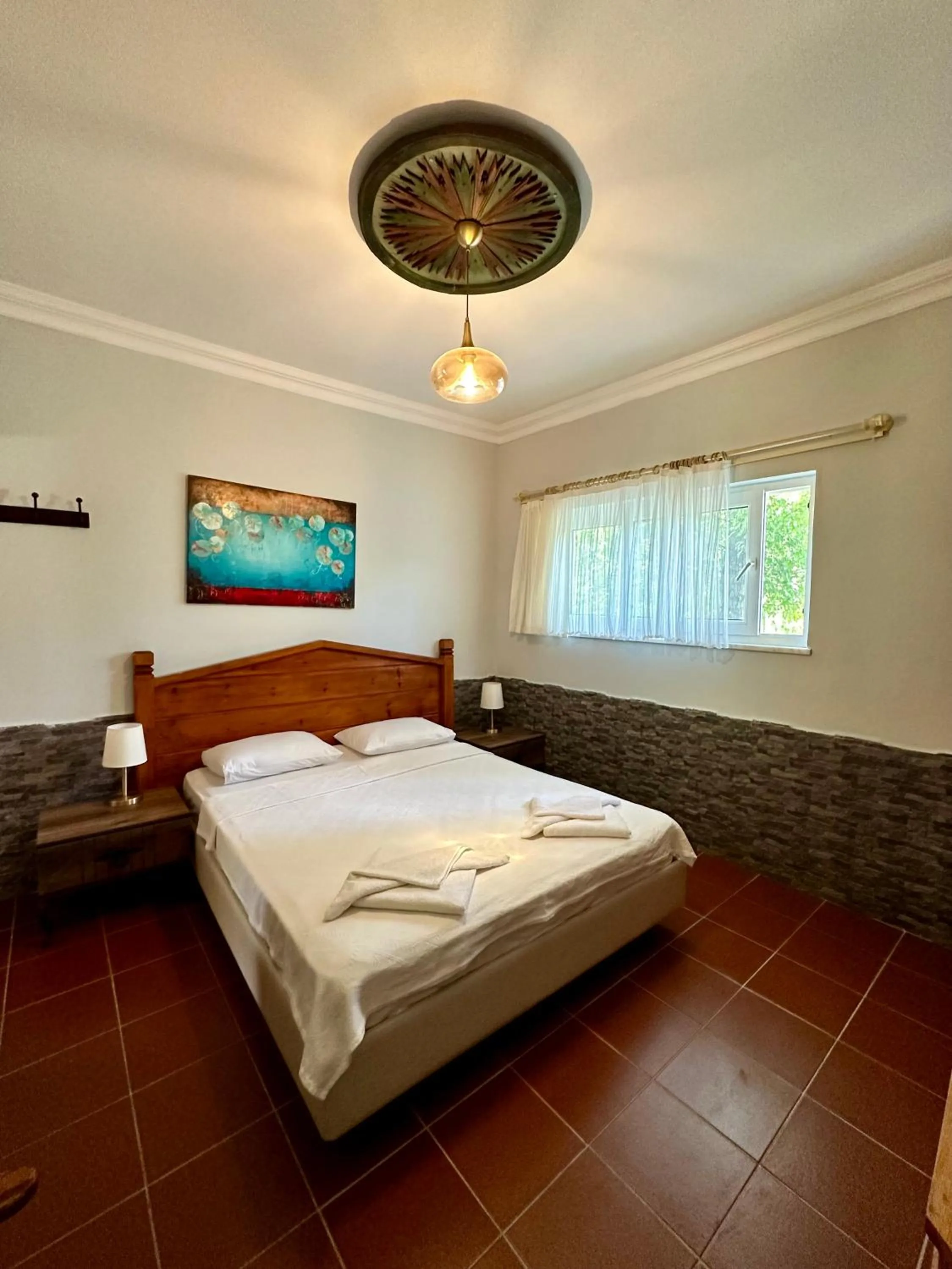 Bed in Bahaus Resort