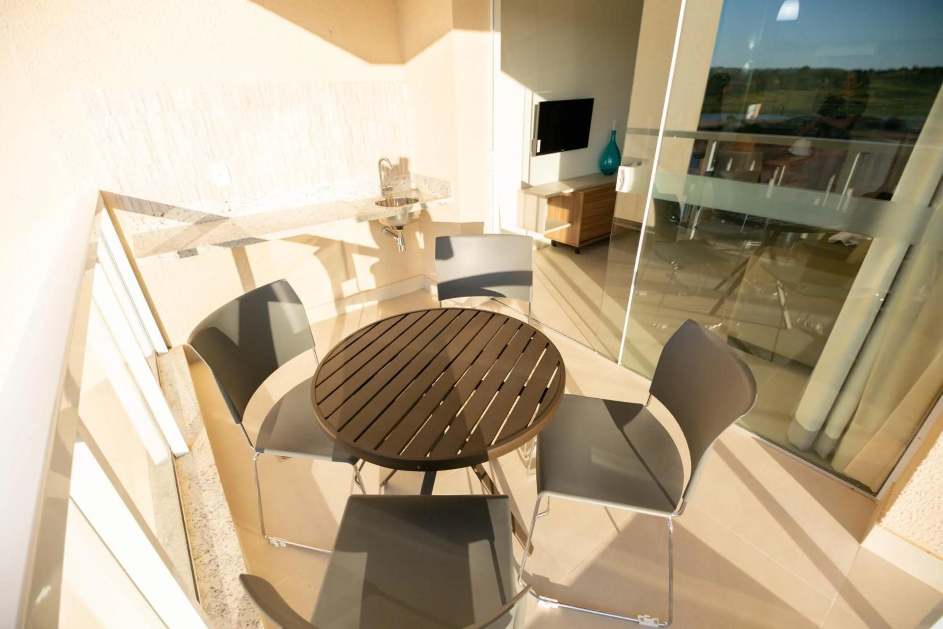 Balcony/Terrace in Ilhas do Lago Eco Resort by WAM Experience