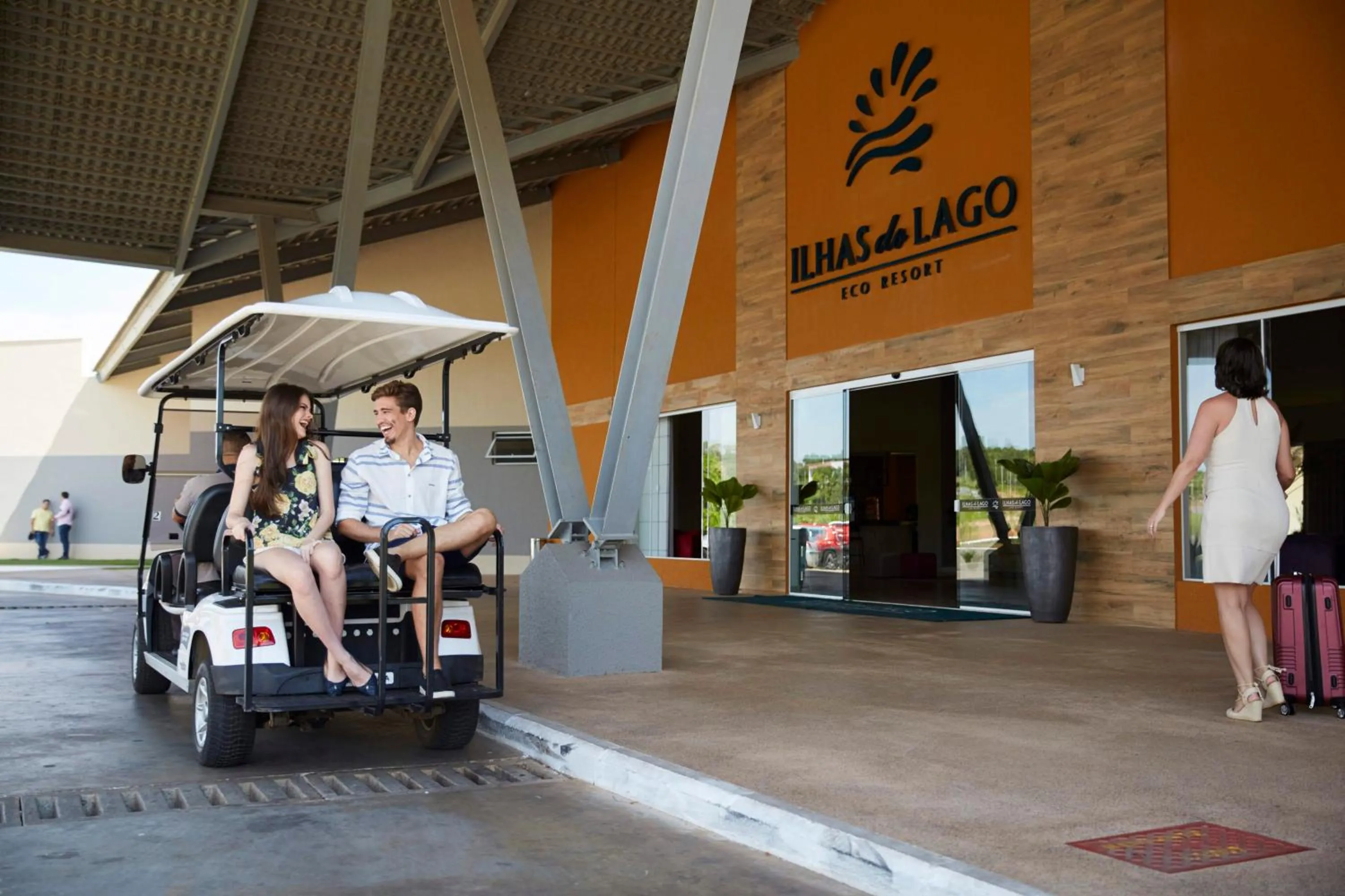 Facade/entrance in Ilhas do Lago Eco Resort by WAM Experience