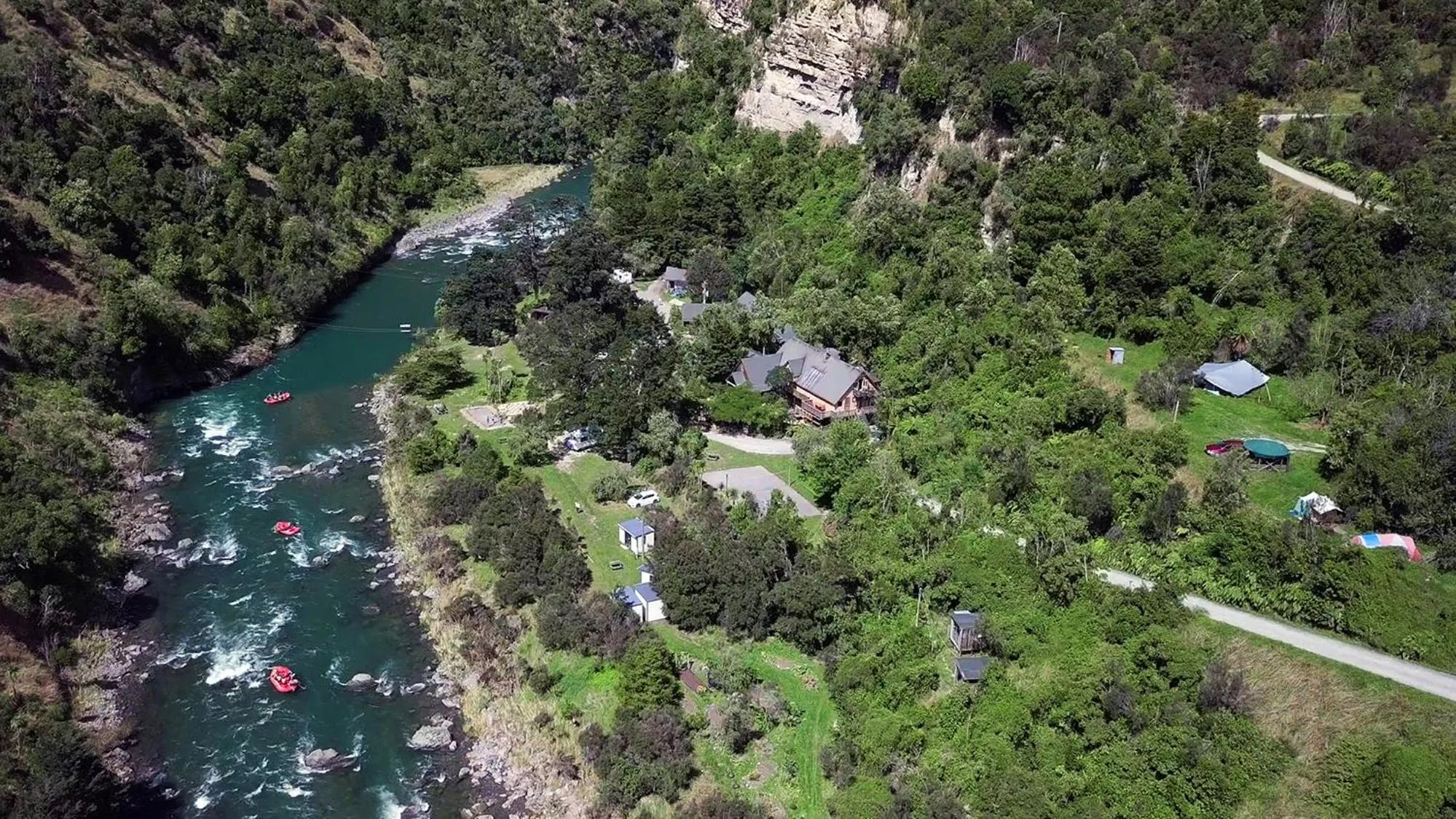Bird's eye view in River Valley Lodge