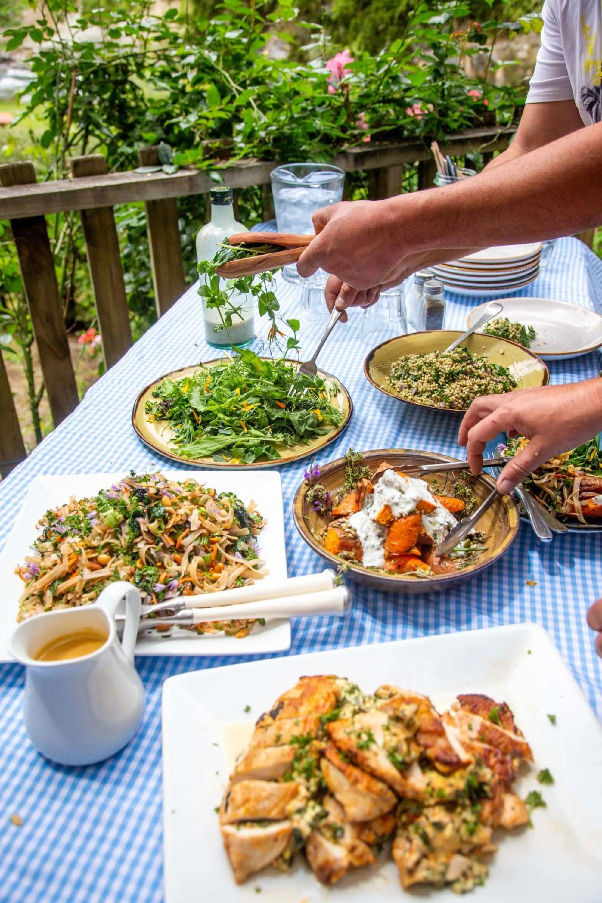 Food close-up in River Valley Lodge