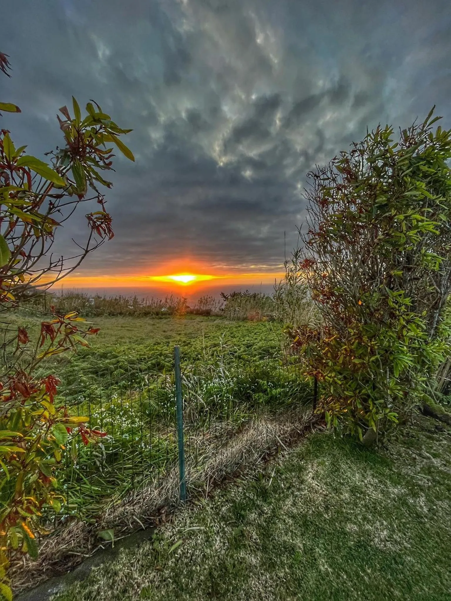 Sunset in Mosteiros Place