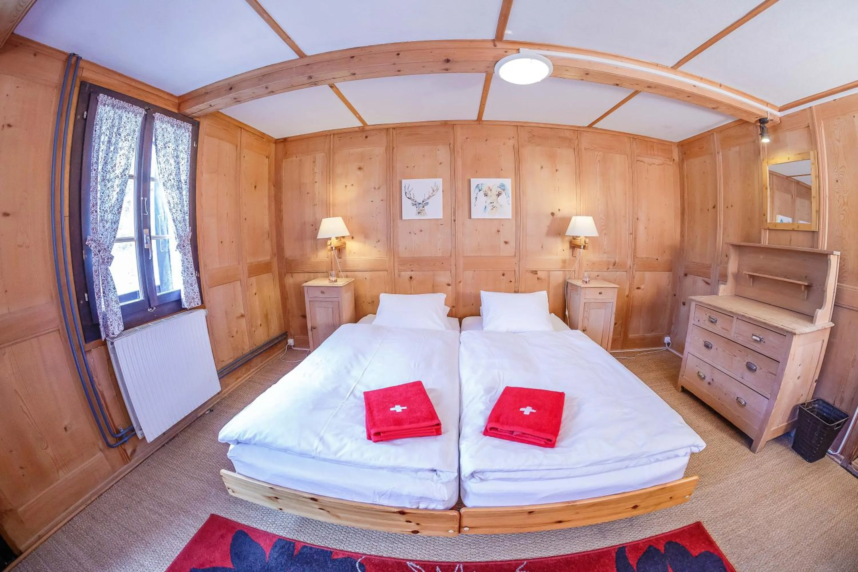 Bed in Guest House du Grand Paradis - On Piste